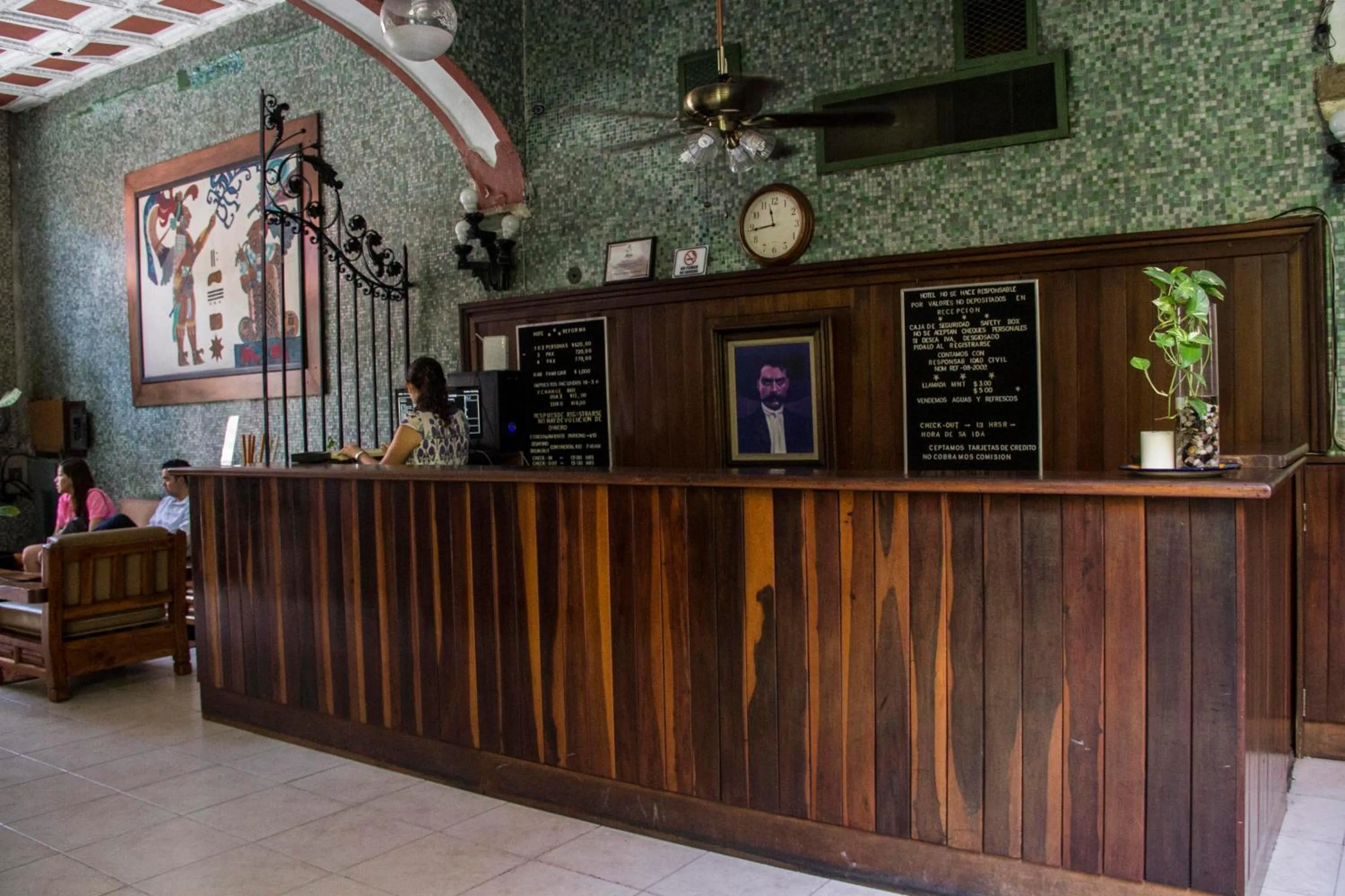 Lobby or reception in Hotel Reforma