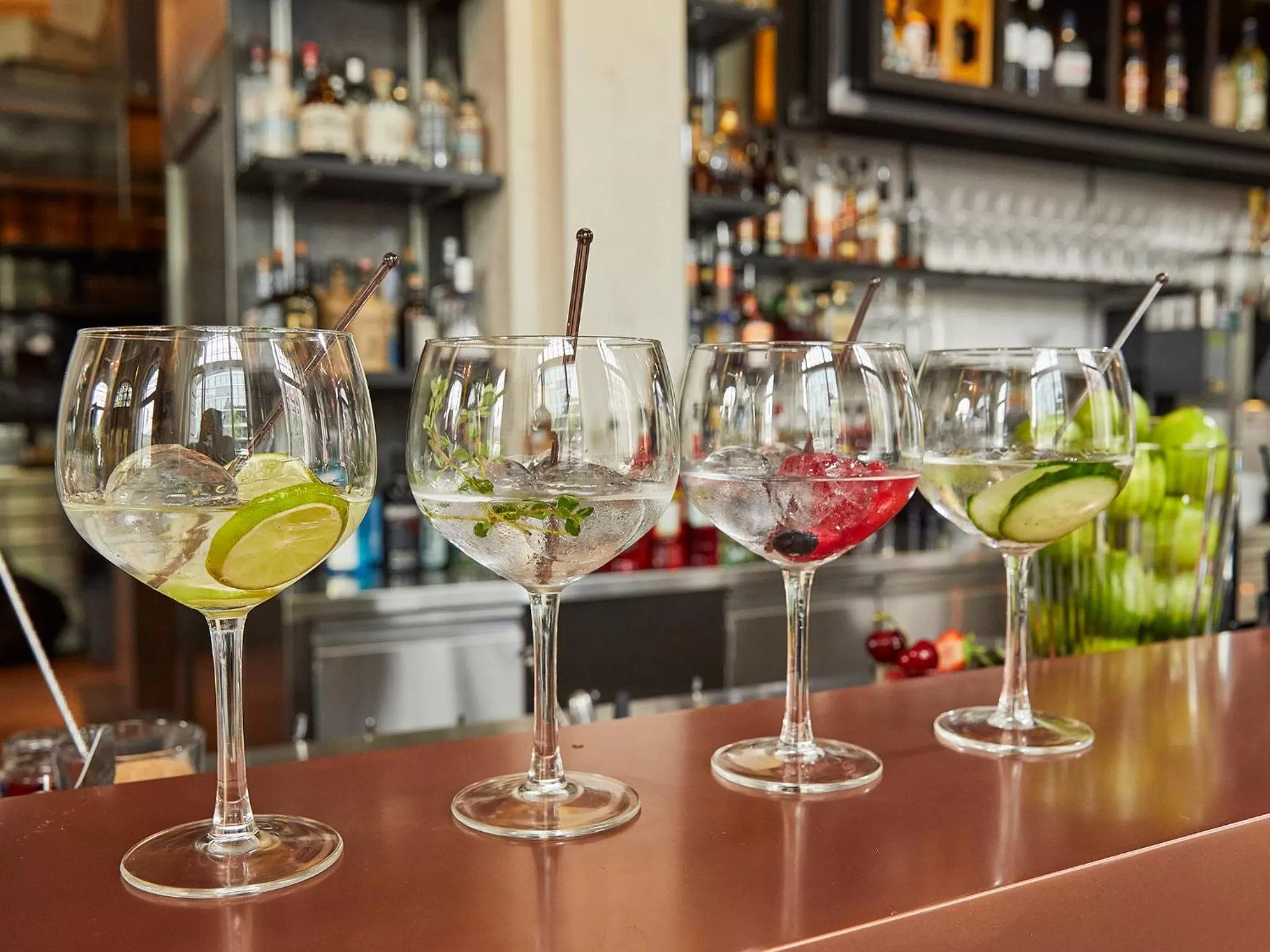 Alcoholic drinks in Boutique Hotel Anker