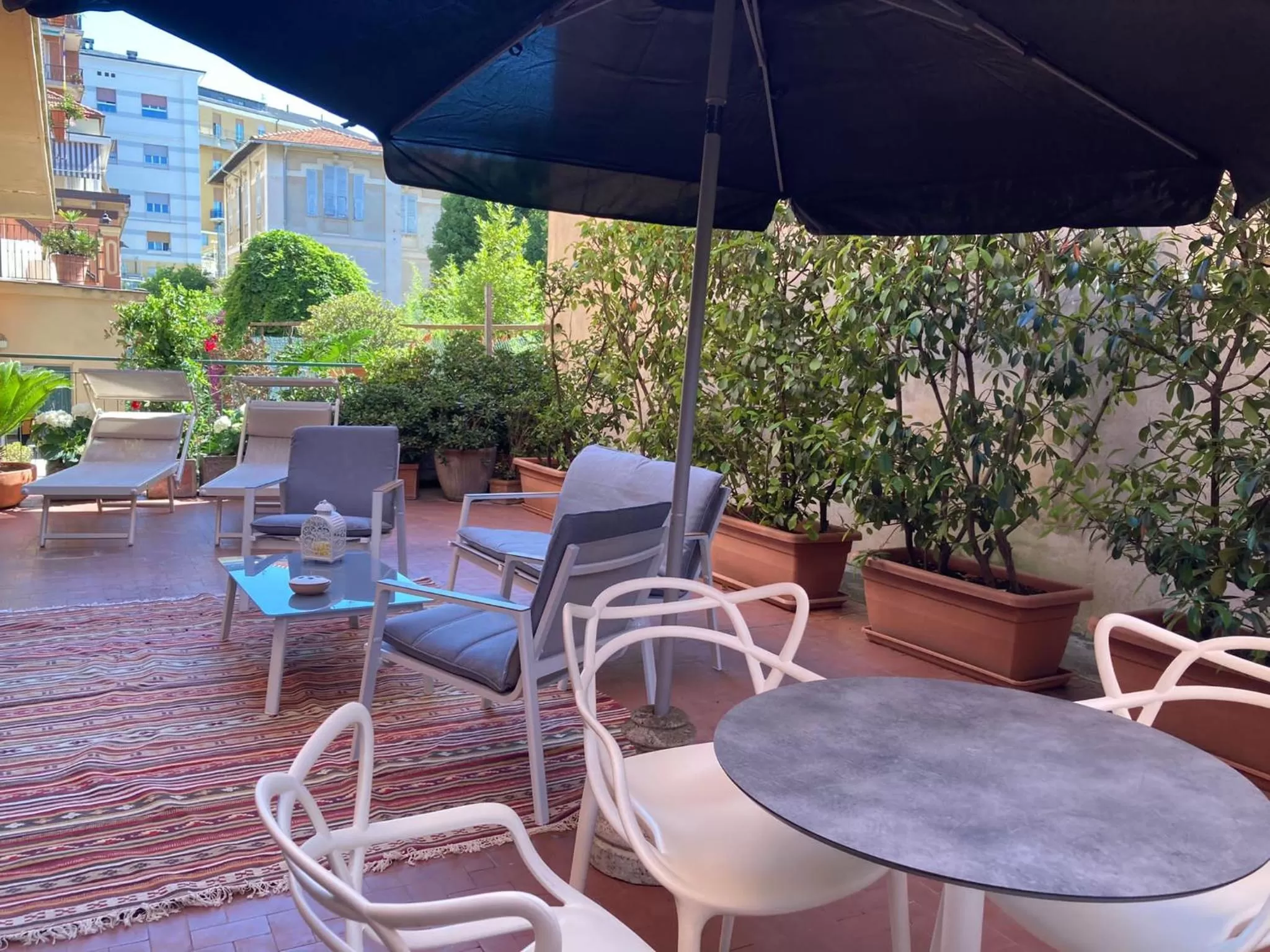 Balcony/Terrace in Hotel Monte Rosa