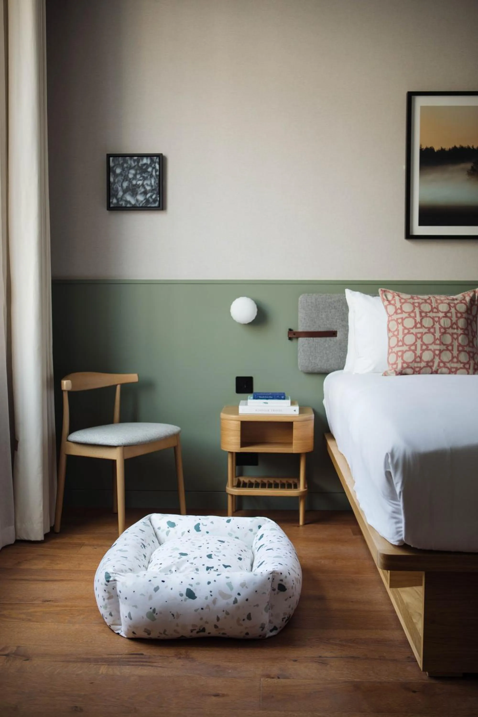 pet friendly, Bed in Inhabit Queen's Gardens, a Member of Design Hotels