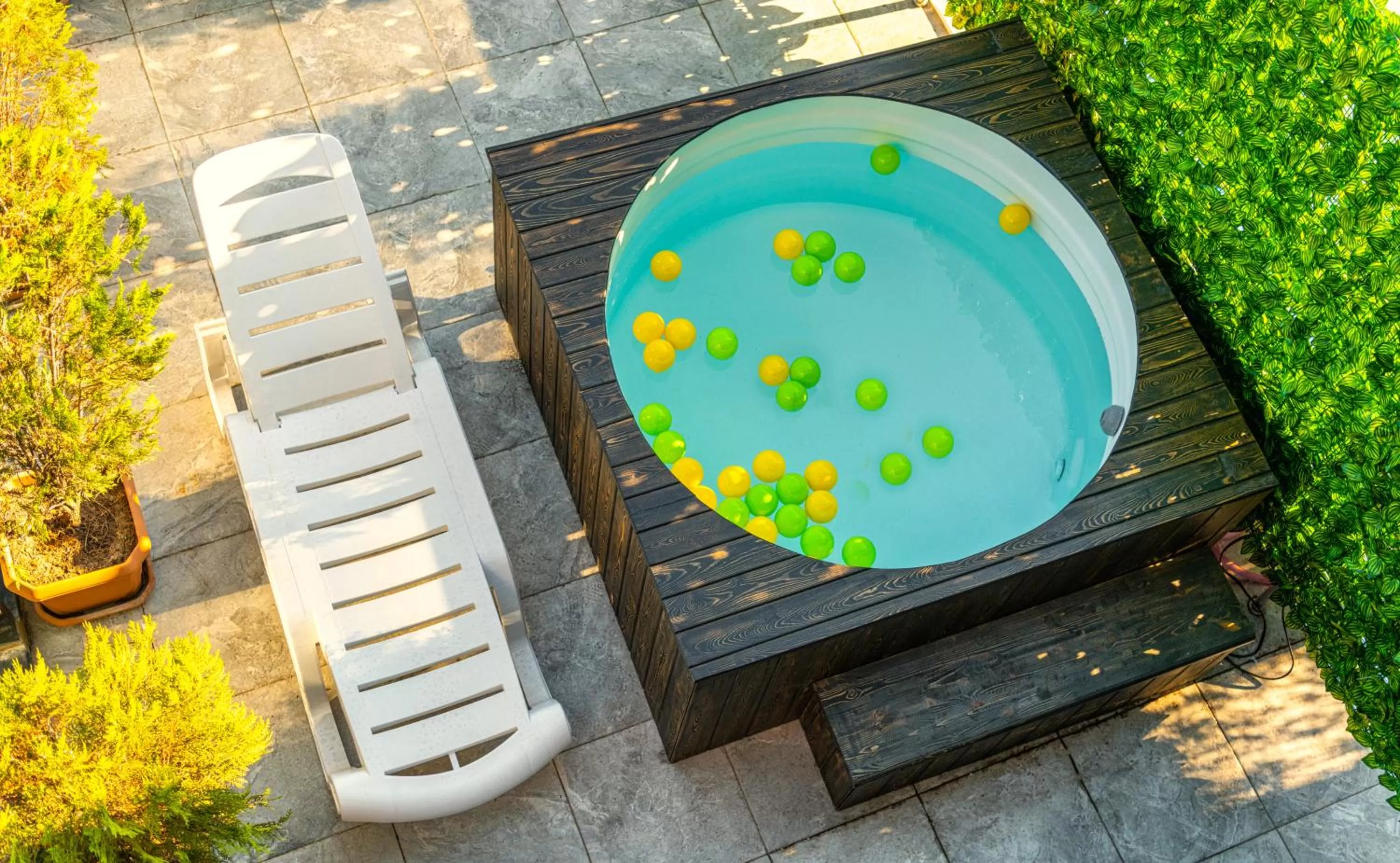 Pool View in BG Palace Hotel