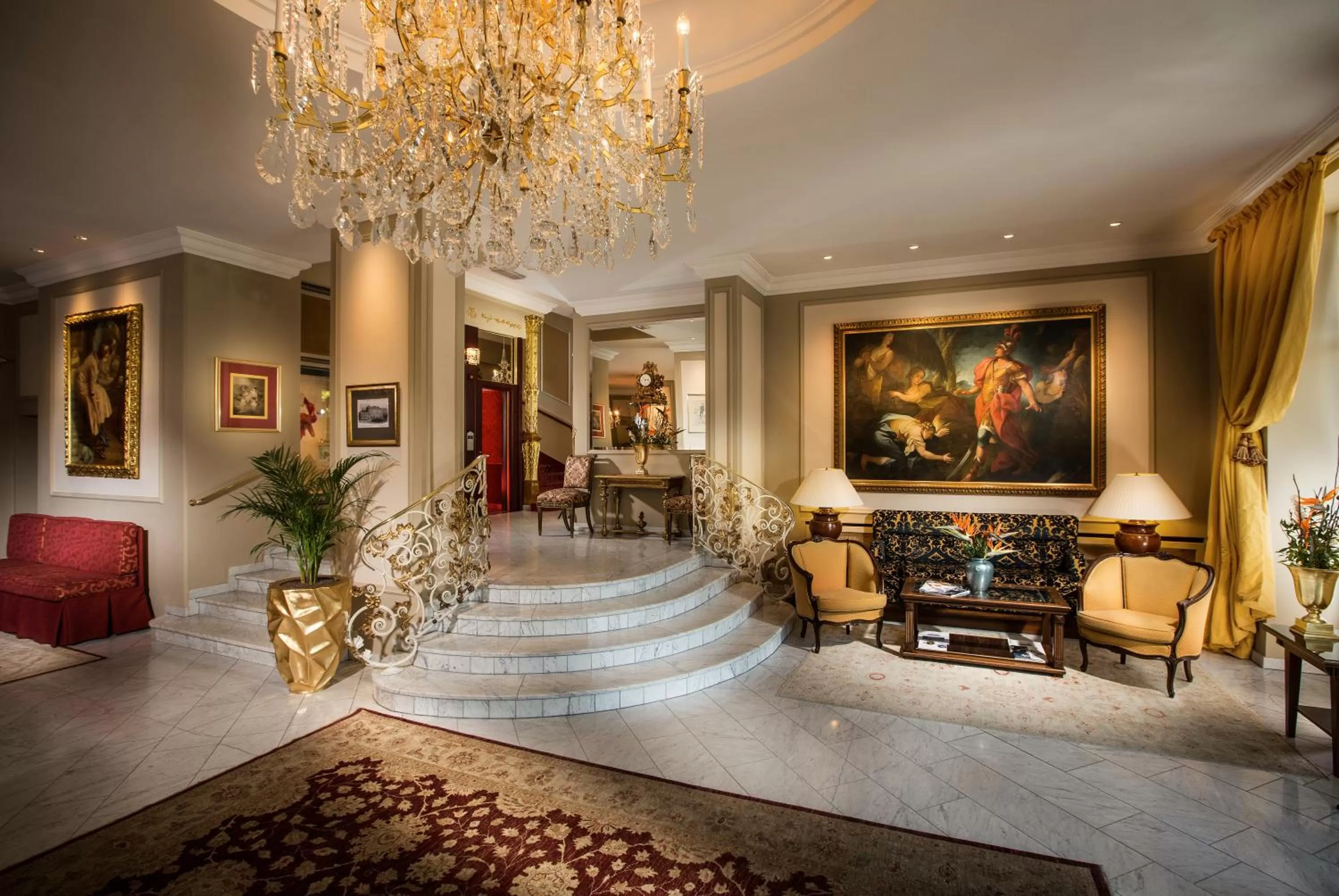 Lobby or reception in Hotel Bristol Salzburg