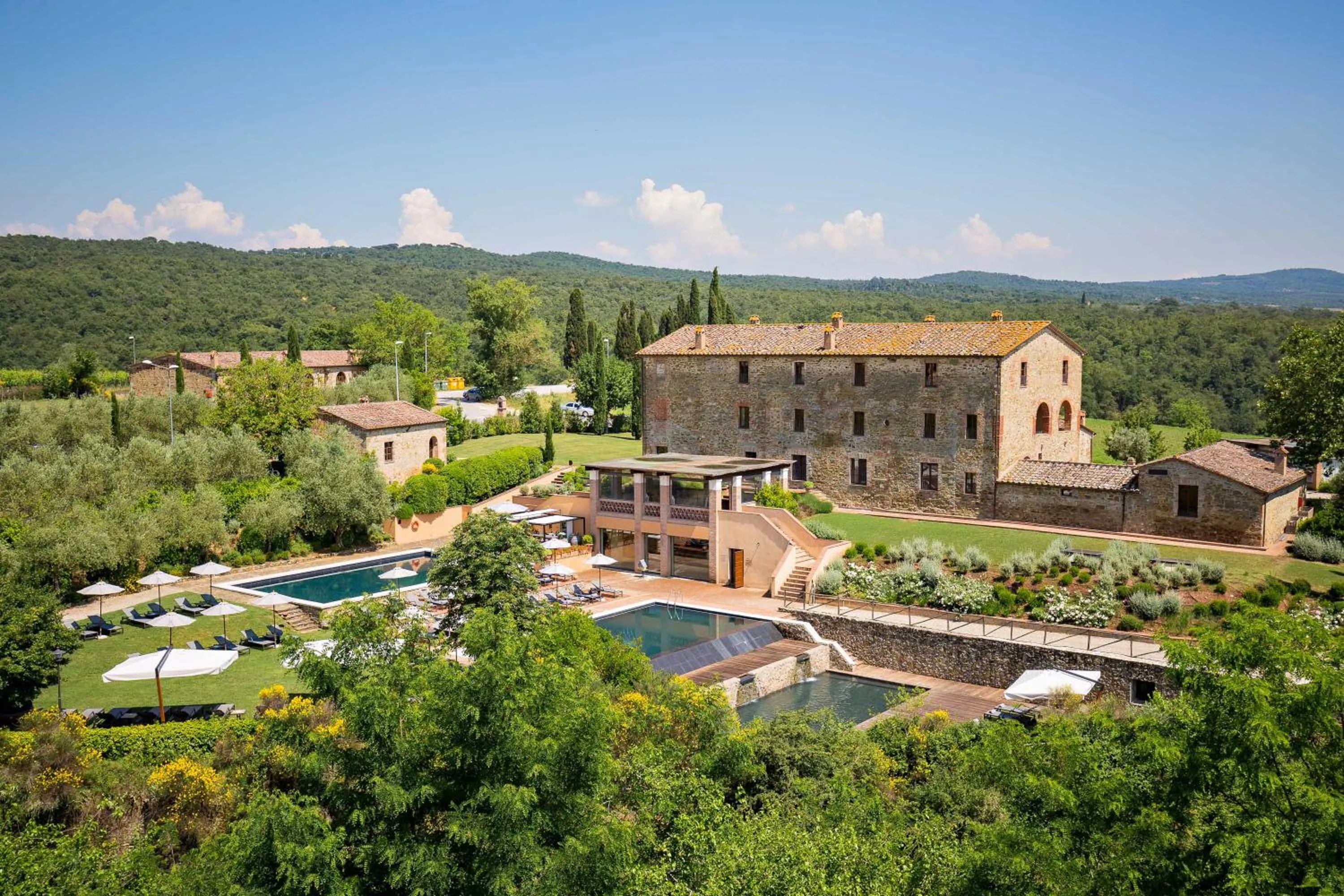 Garden in Castel Monastero - The Leading Hotels of the World