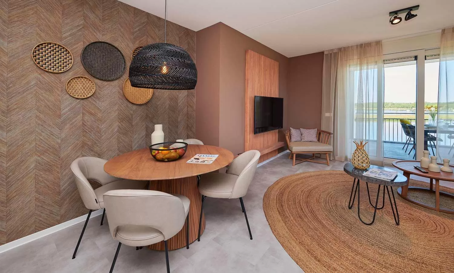 Living room in Parc Maasresidence Thorn Apartments