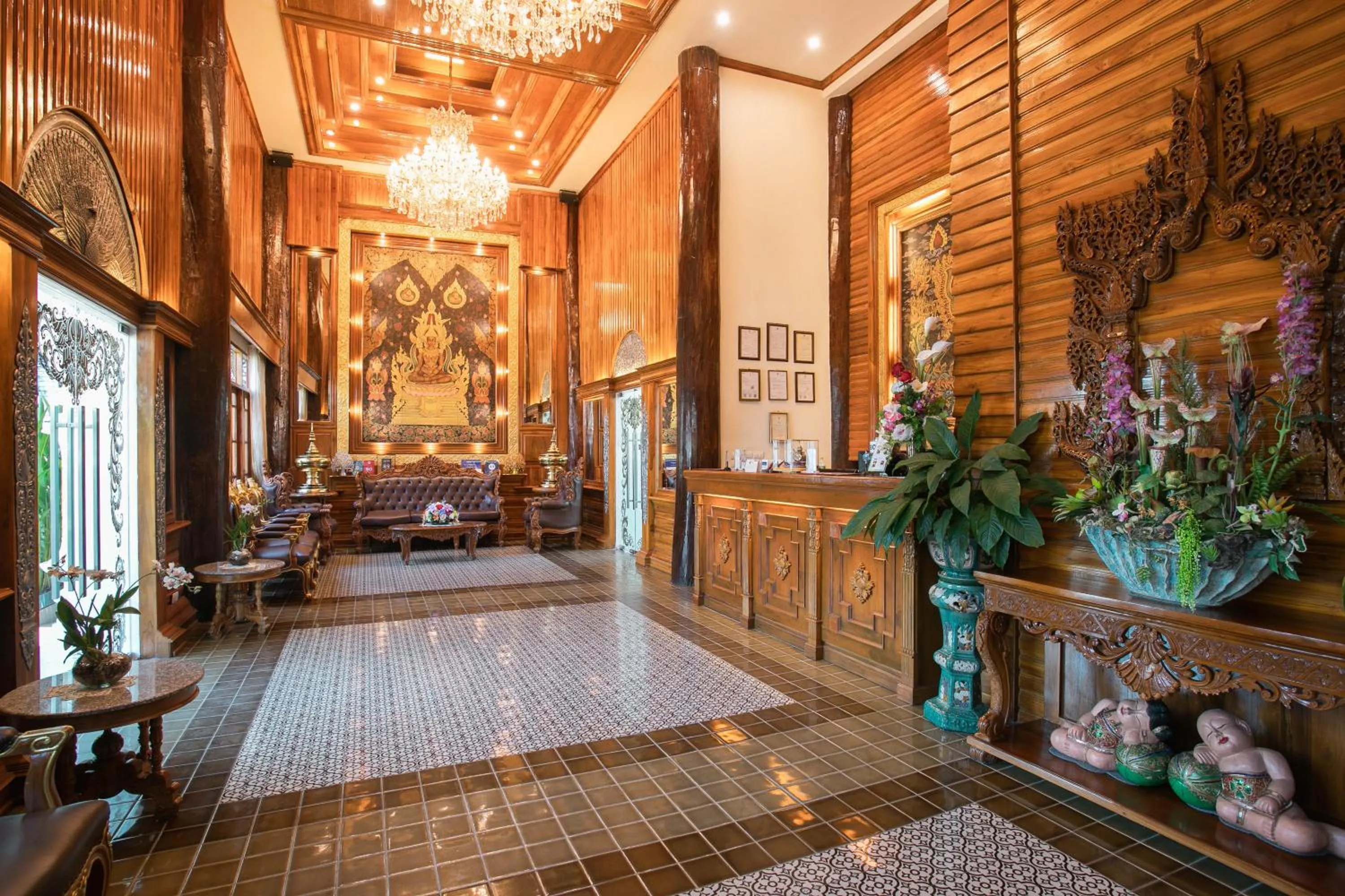 Lobby or reception in Pingviman Hotel