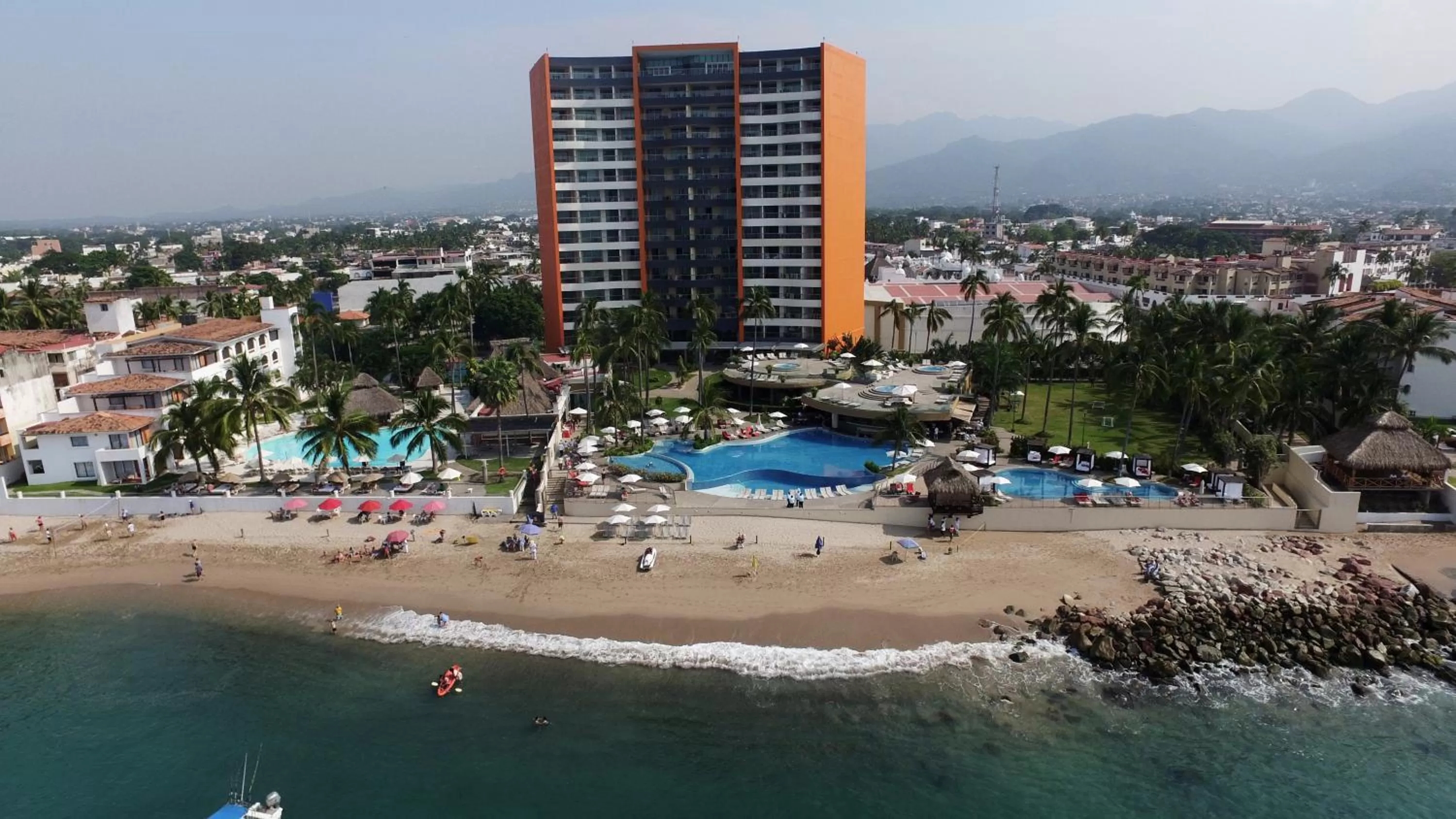 Bird's eye view in Sunset Plaza Beach Resort Puerto Vallarta All Inclusive