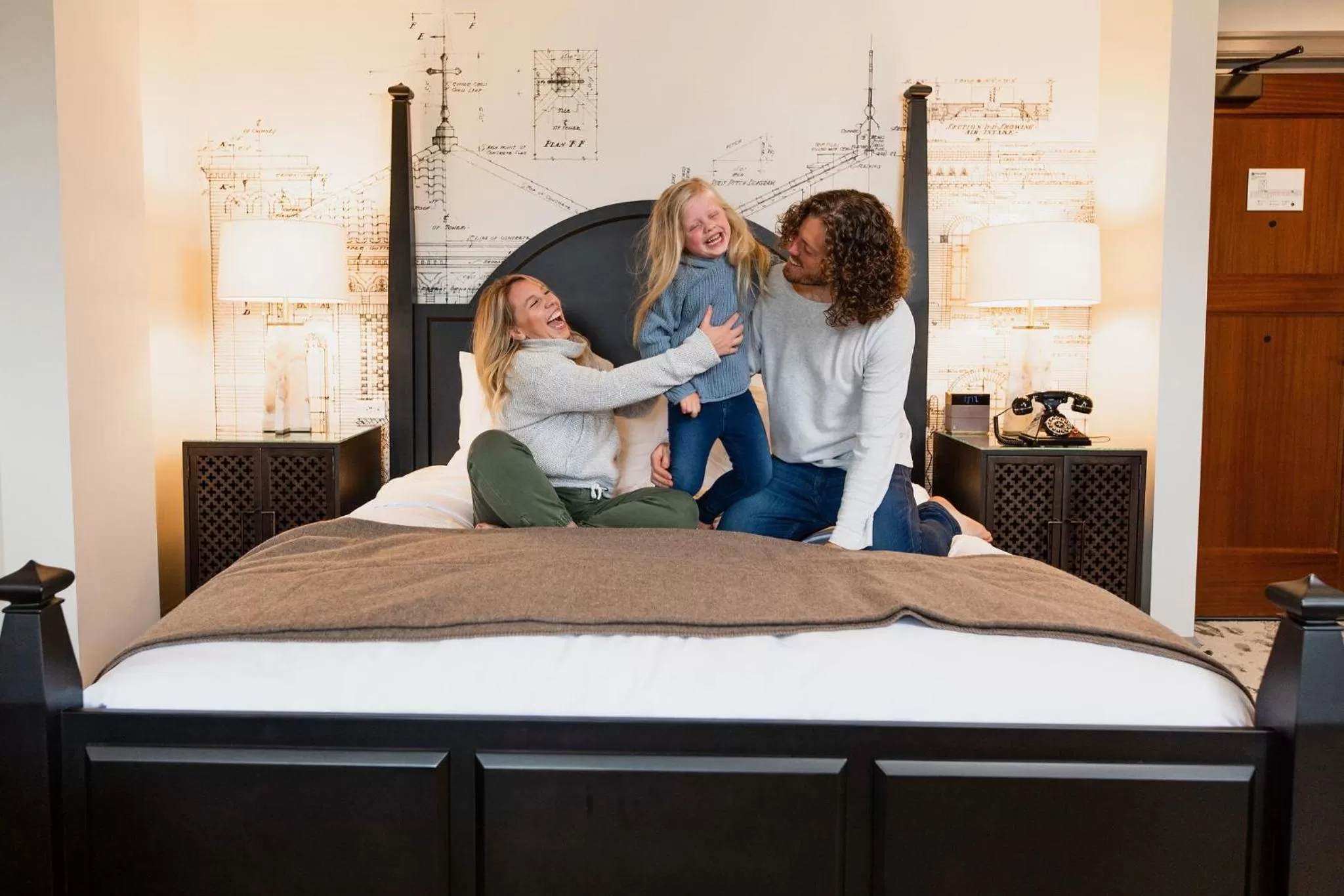 Bedroom, Bed in The Lodge at St Edward Park
