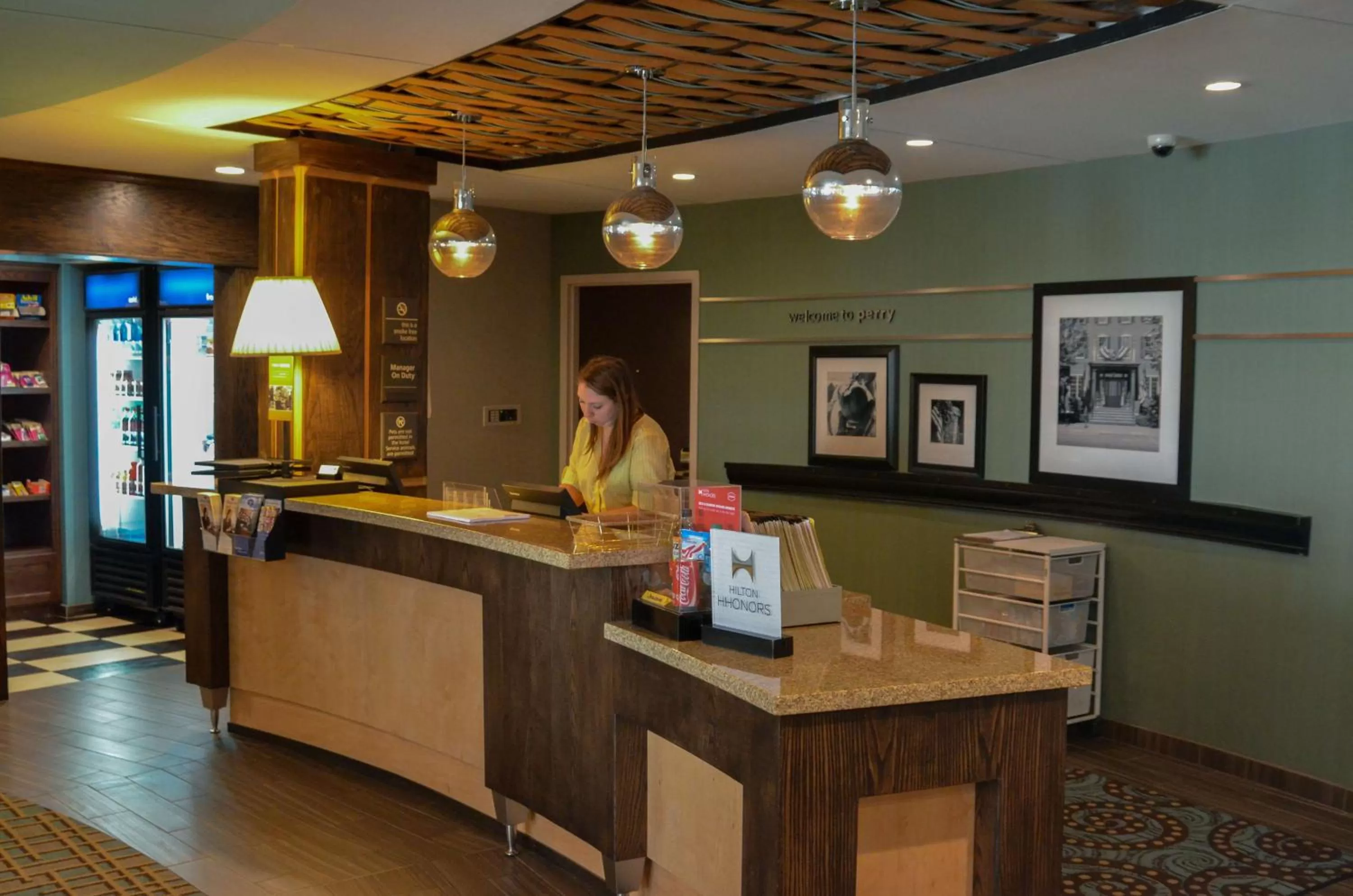 Lobby or reception in Hampton Inn Perry