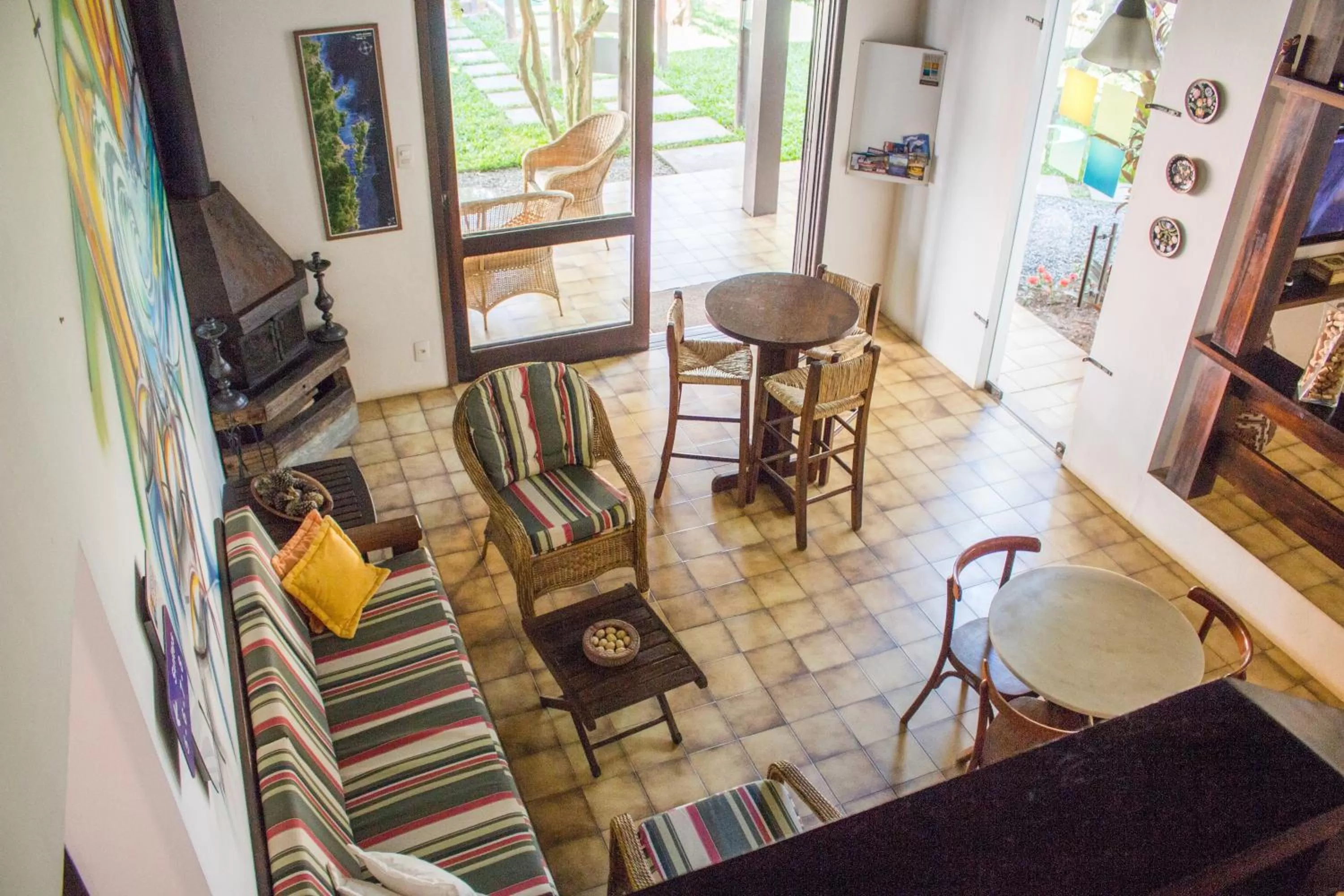 Seating Area in Beach House Floripa