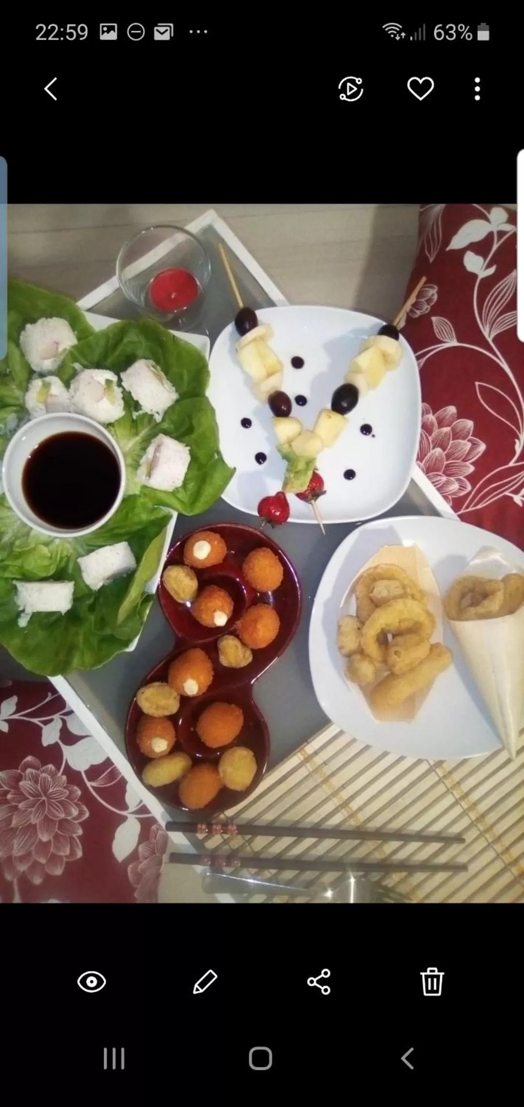 Food and drinks in Il Daviduccio