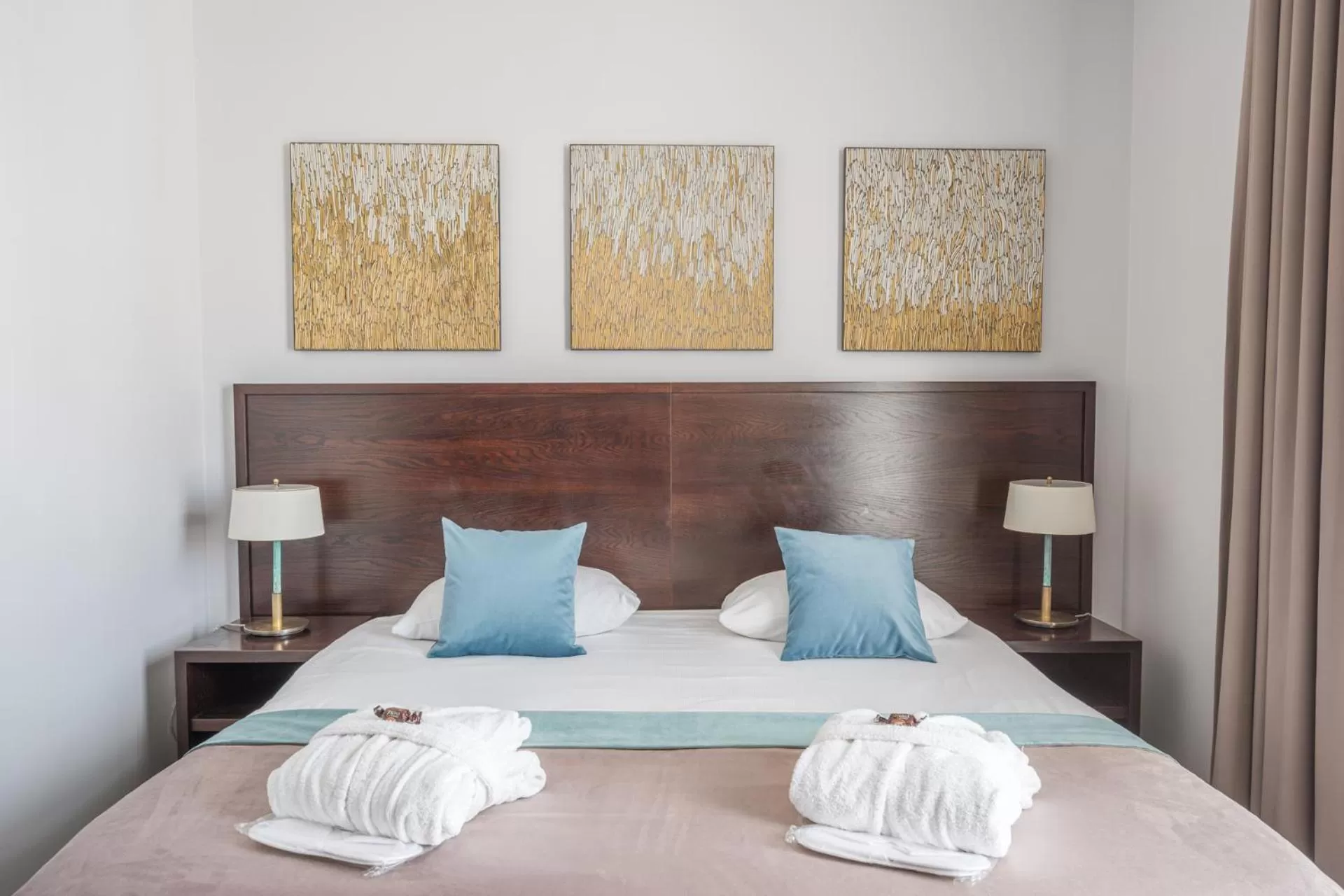 Bed in Europeum Hotel