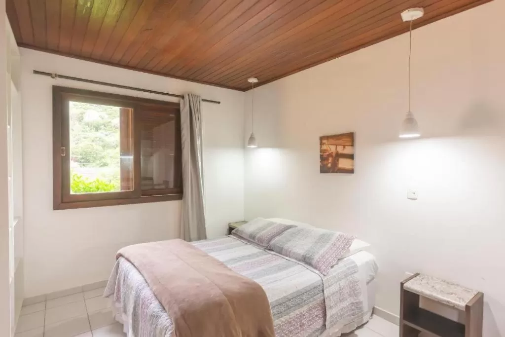 Bed in Pousada Bangalôs Da Mole - Florianópolis