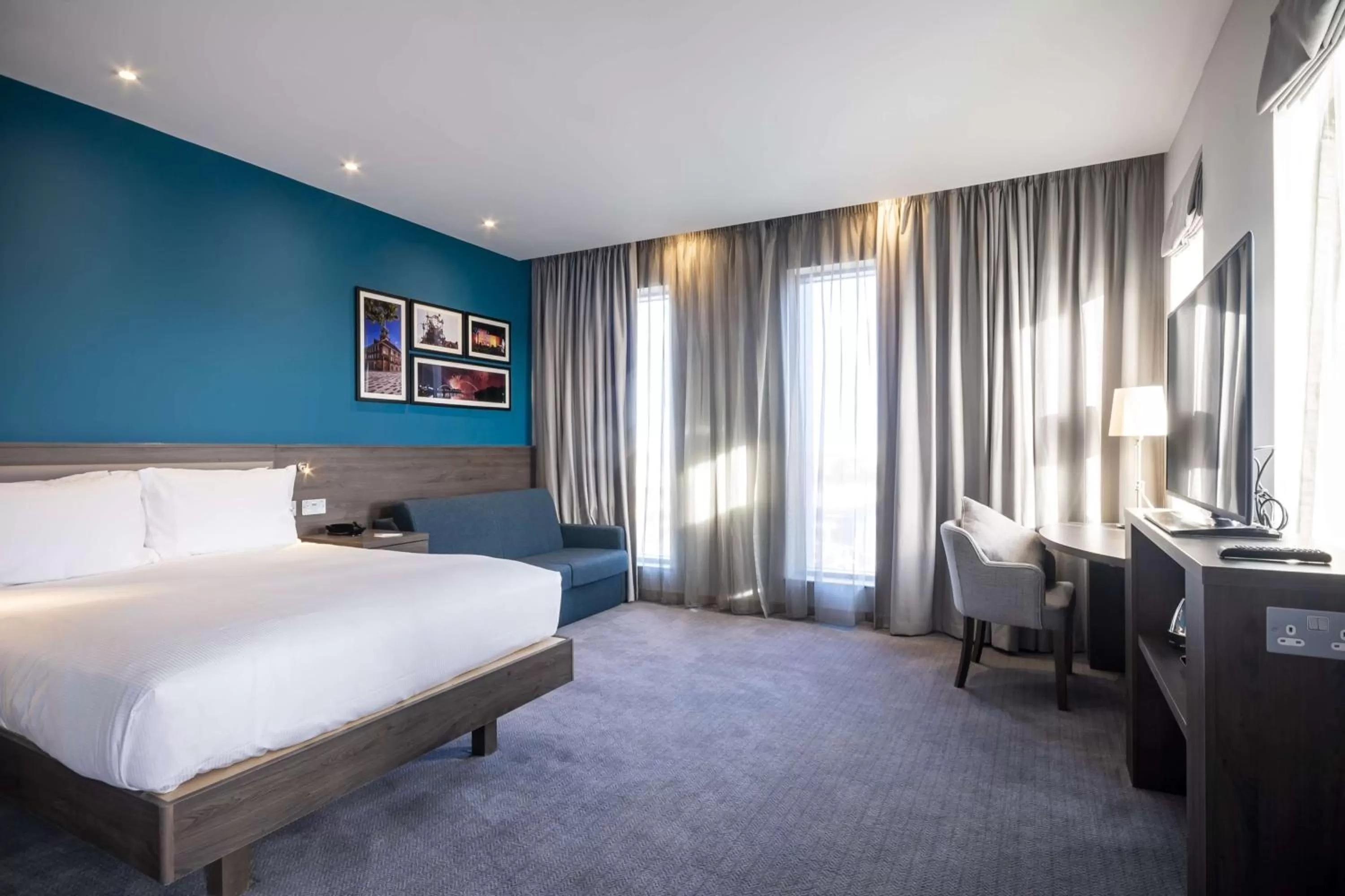 Bedroom, Bed in Hampton By Hilton Stockton On Tees