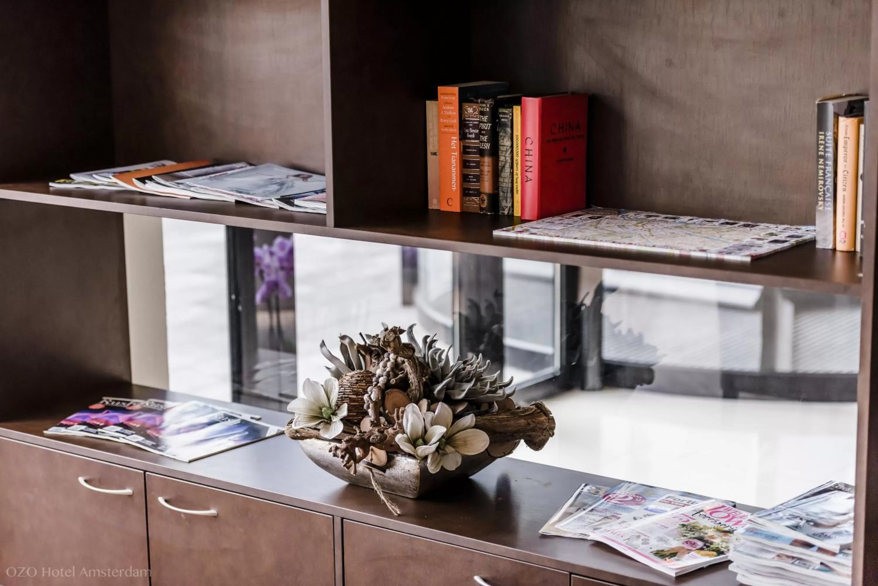 Library in OZO Hotels Arena Amsterdam