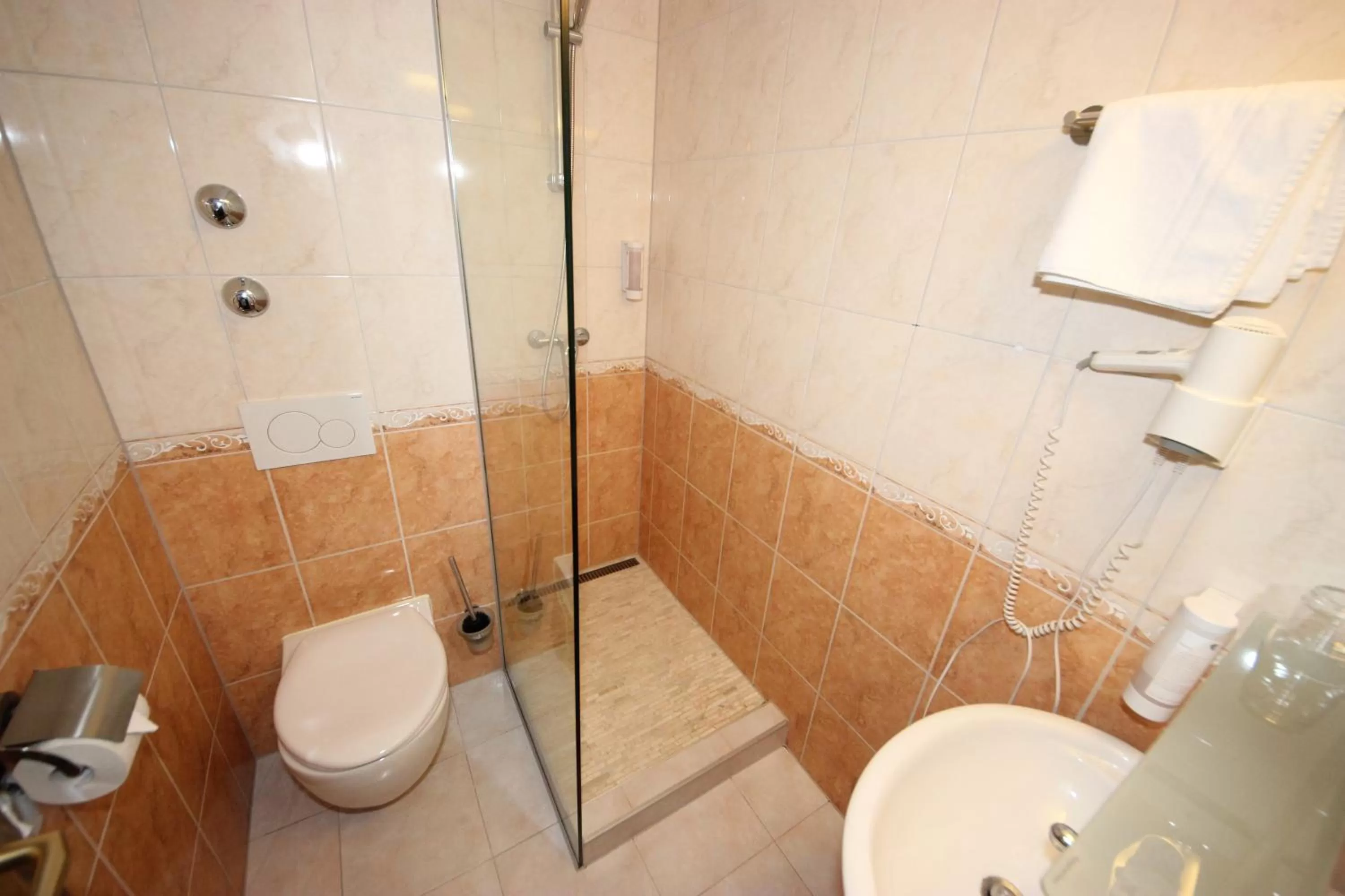 Shower, Bathroom in Hotel Waldblick