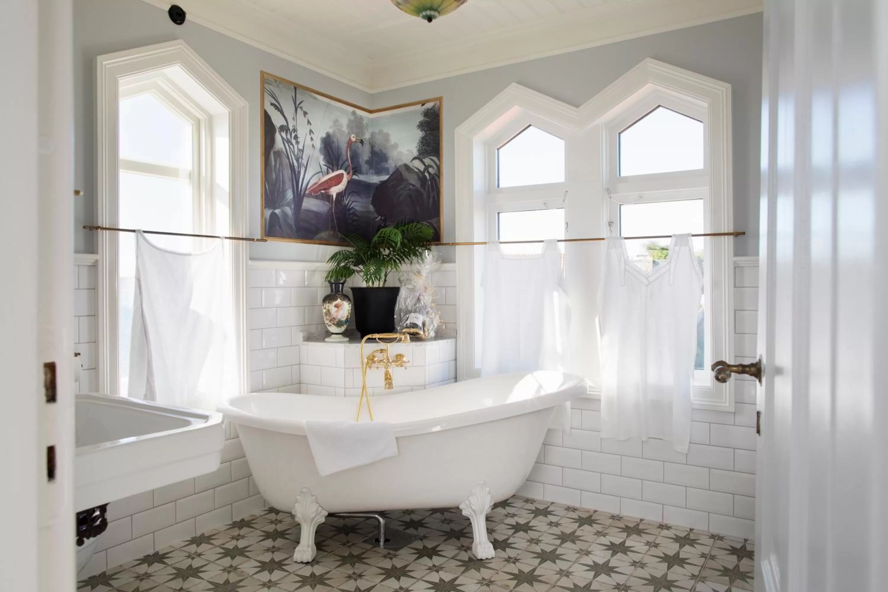 Bathroom in Strandflickornas Annex Gula Villan