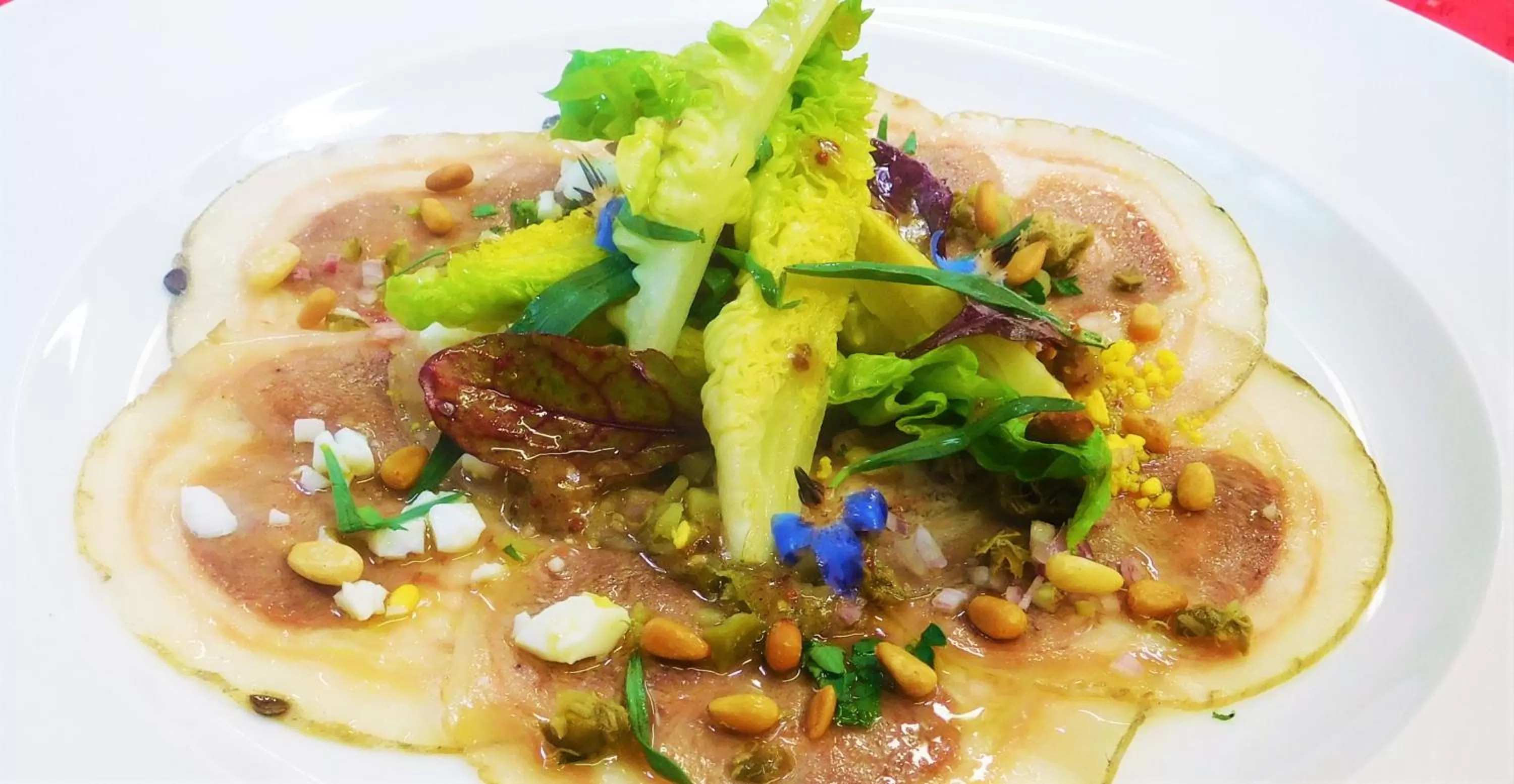 Food close-up in Le Mas du Lingousto