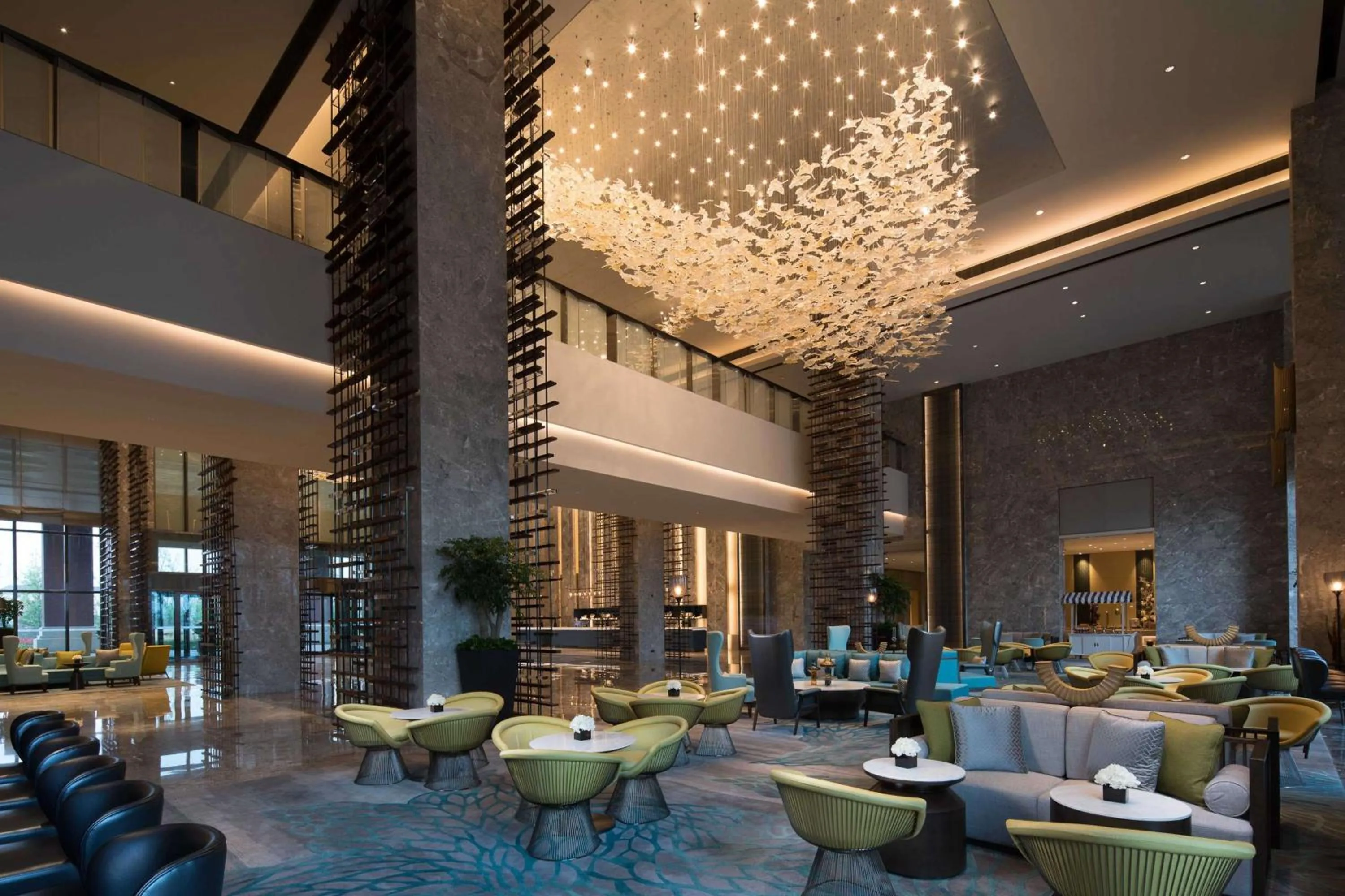 Lobby or reception in Doubletree By Hilton Qingdao Oriental Movie Metropolis