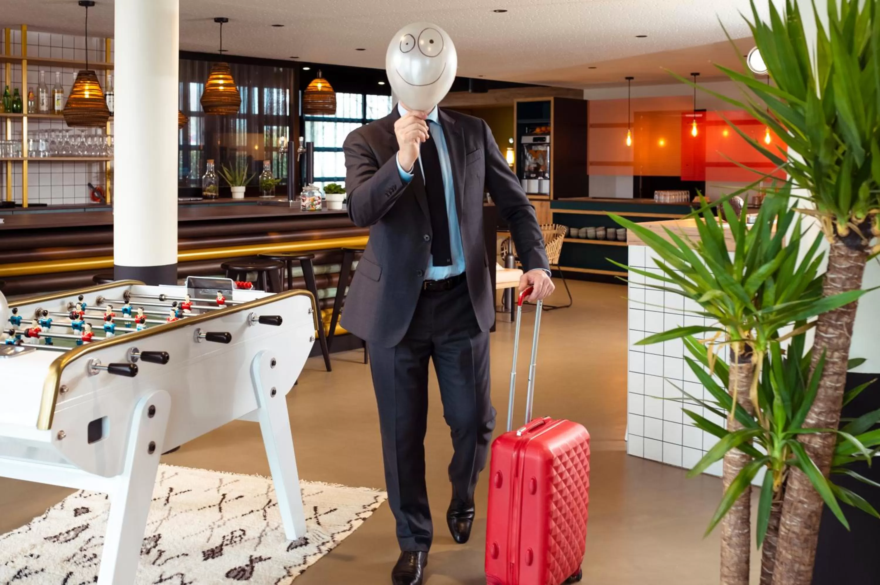 Lobby or reception in ibis Styles Lyon Meyzieu Arena Stadium