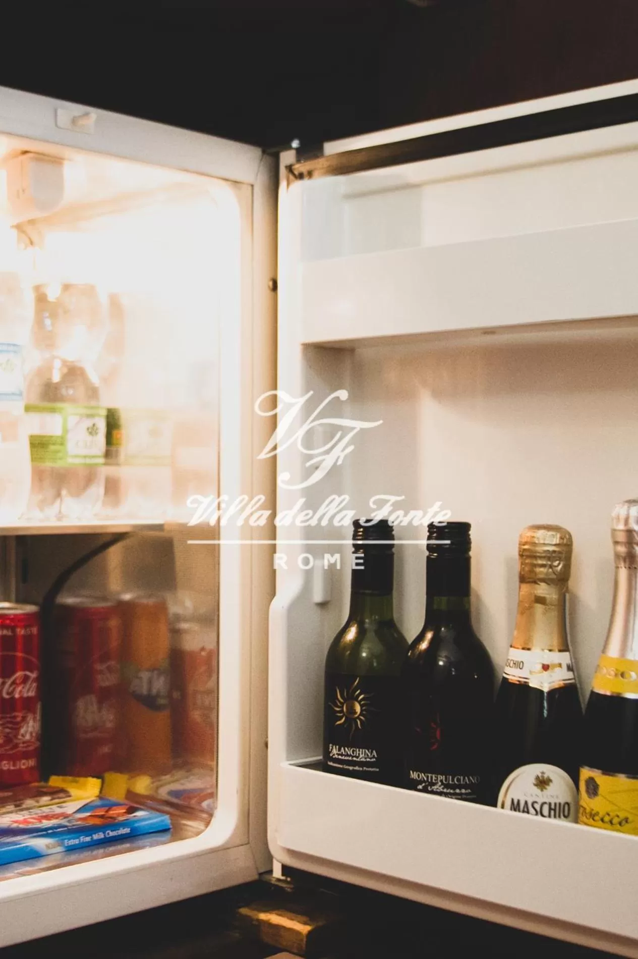 Food and drinks in Villa della Fonte