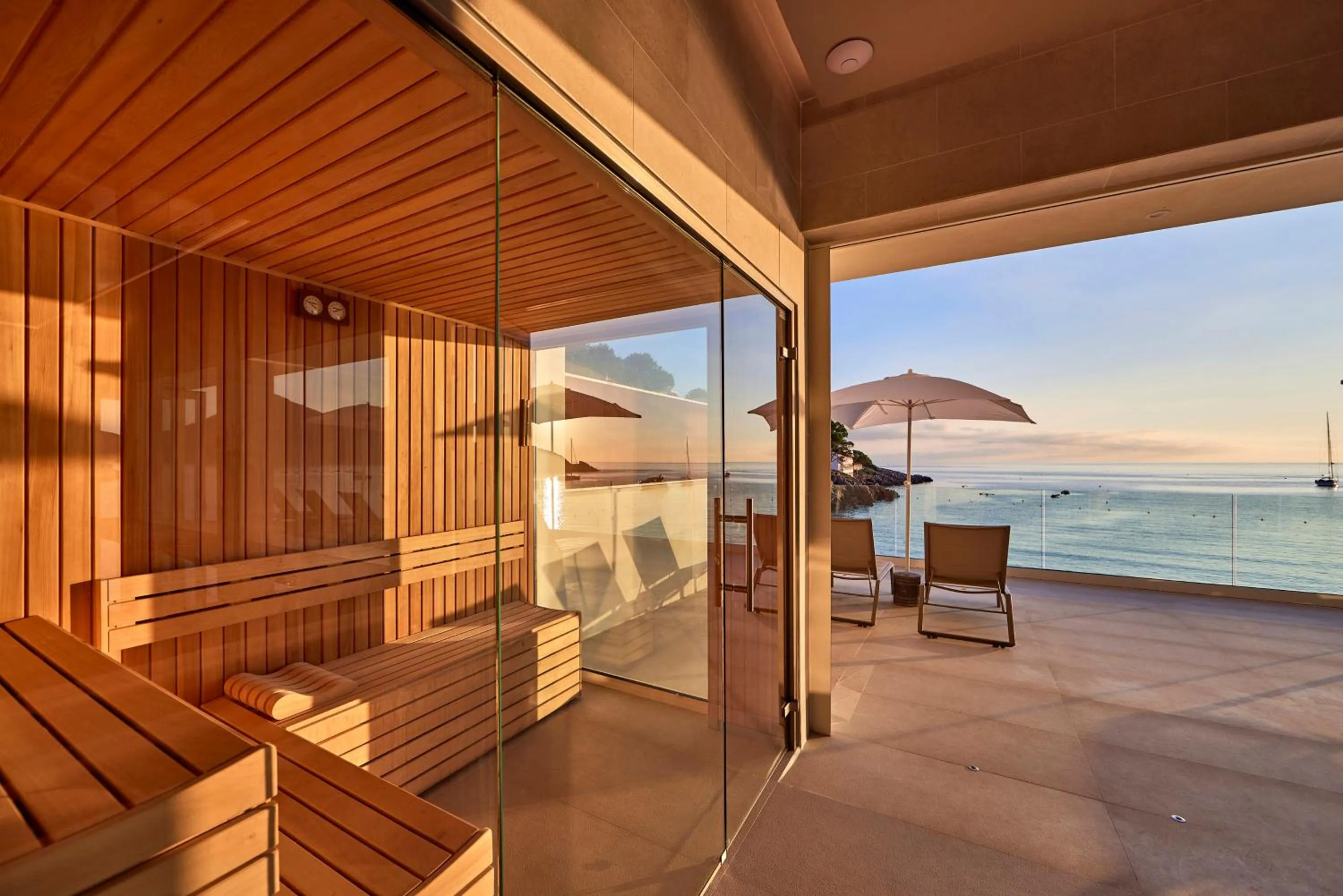 Sauna in Universal Hotel Aquamarin