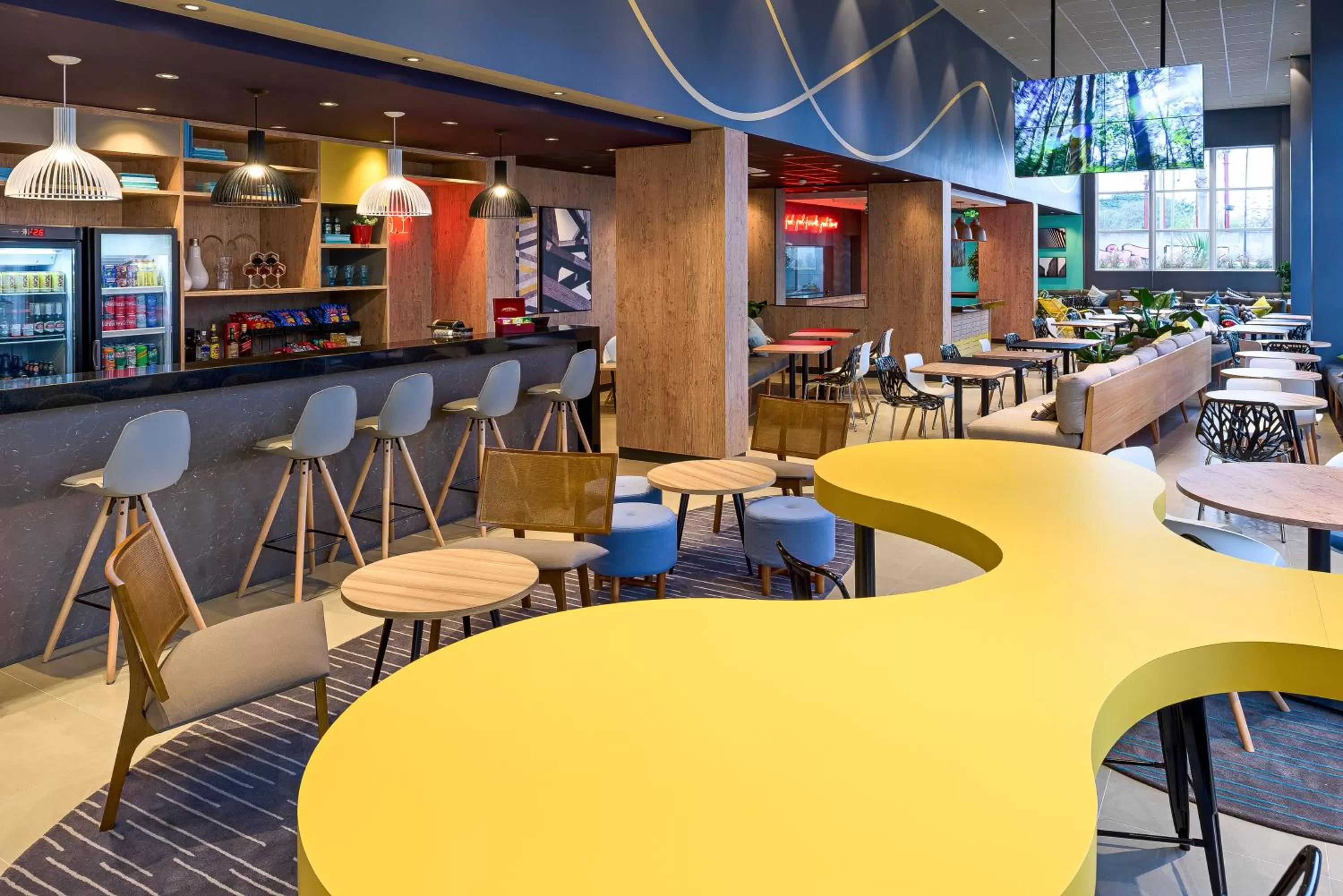 Lounge or bar in ibis Sao Paulo Tatuape