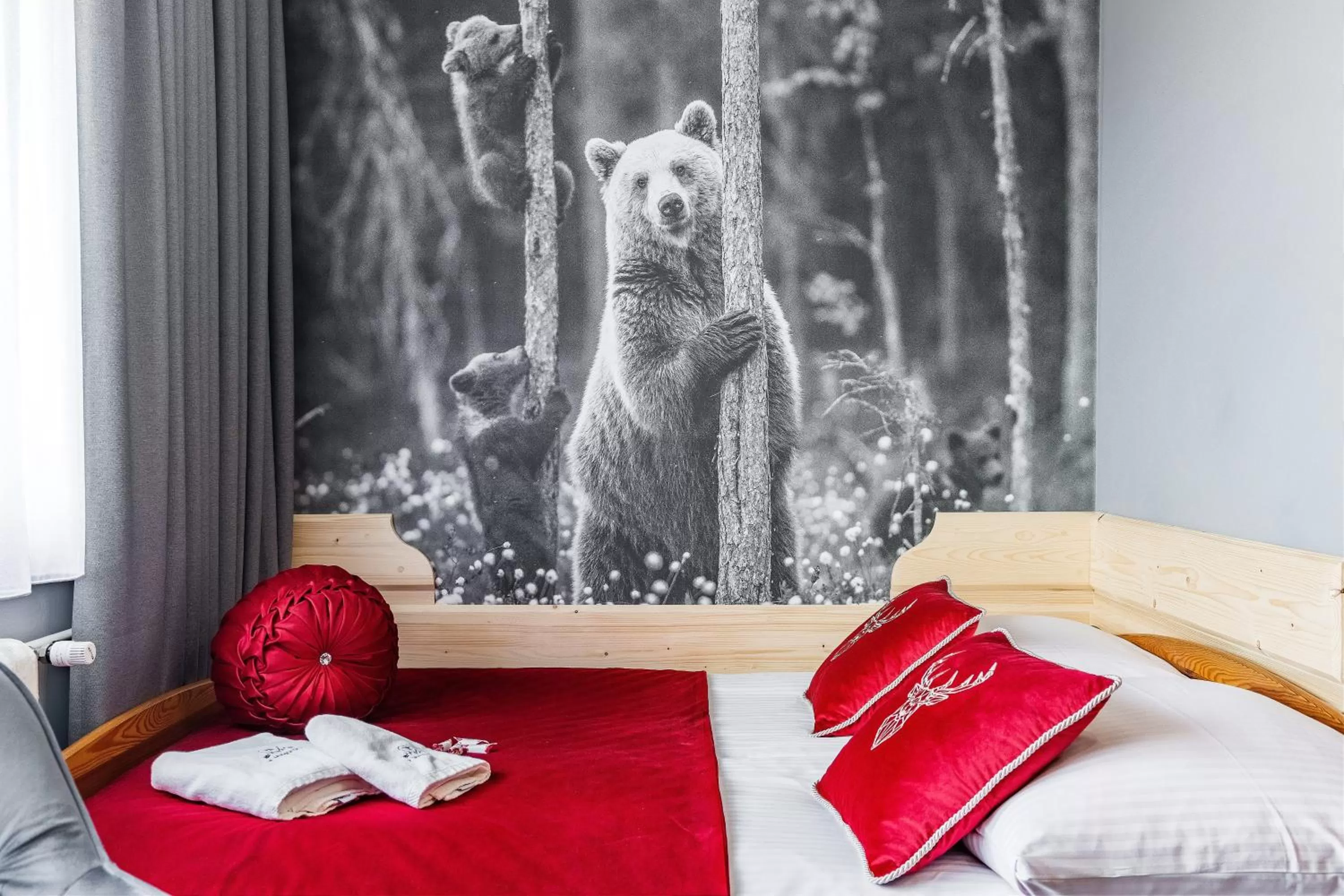 Bed in Pokoje Gościnne U Małgorzaty Jacuzzi & Sauna