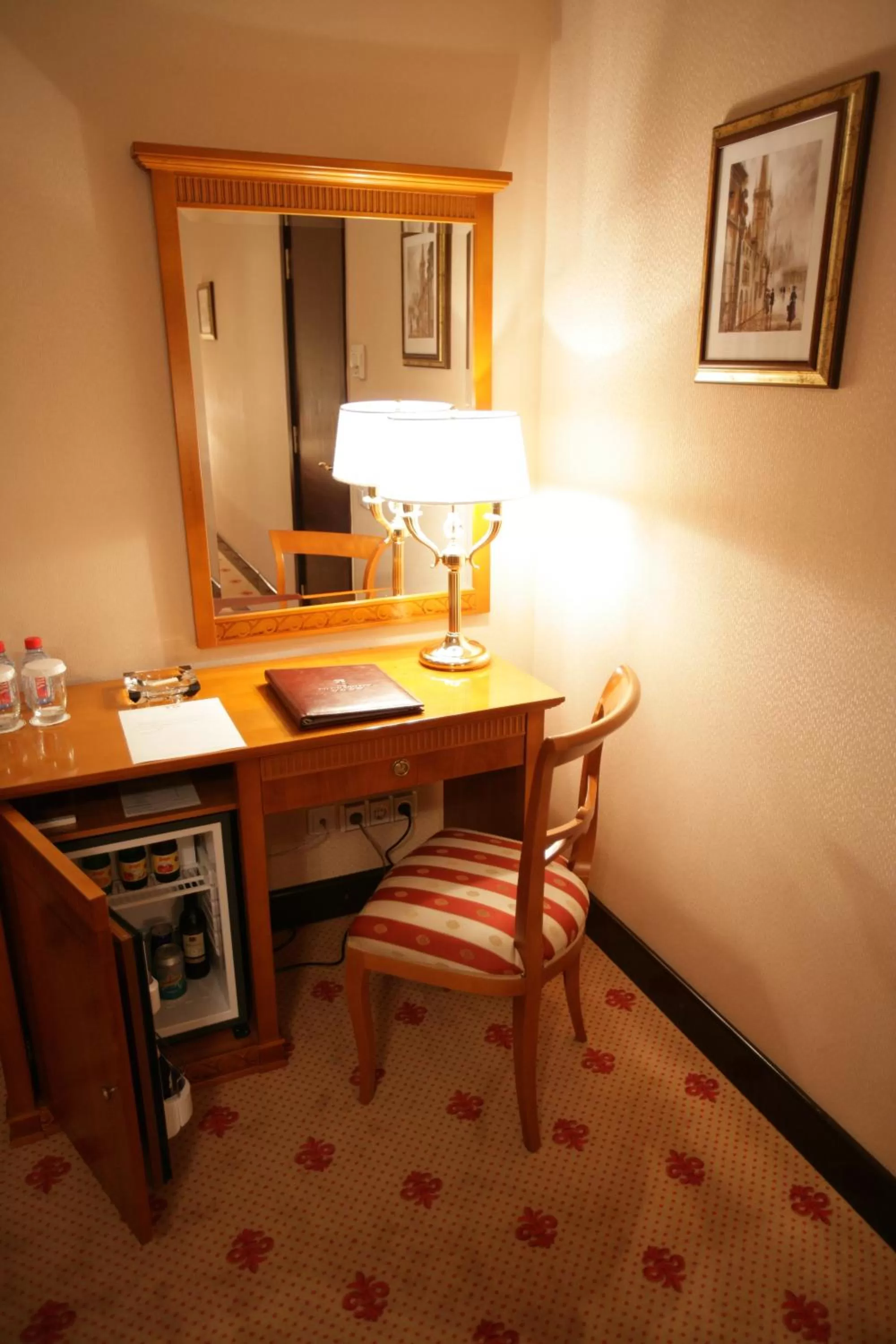 Decorative detail in Grand Tien Shan Hotel