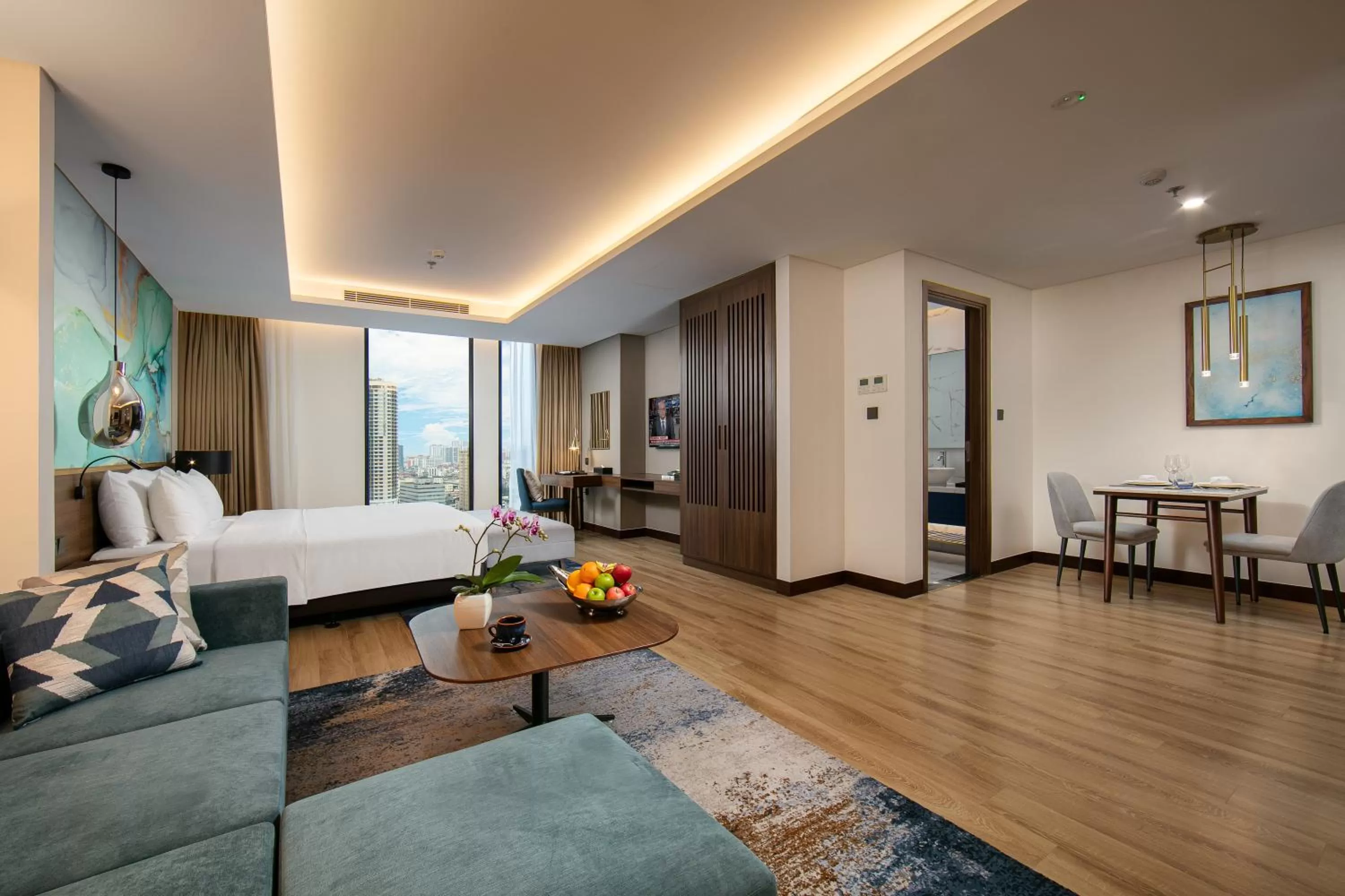 Guests, Bed in Eastin Hotel & Residences Hanoi