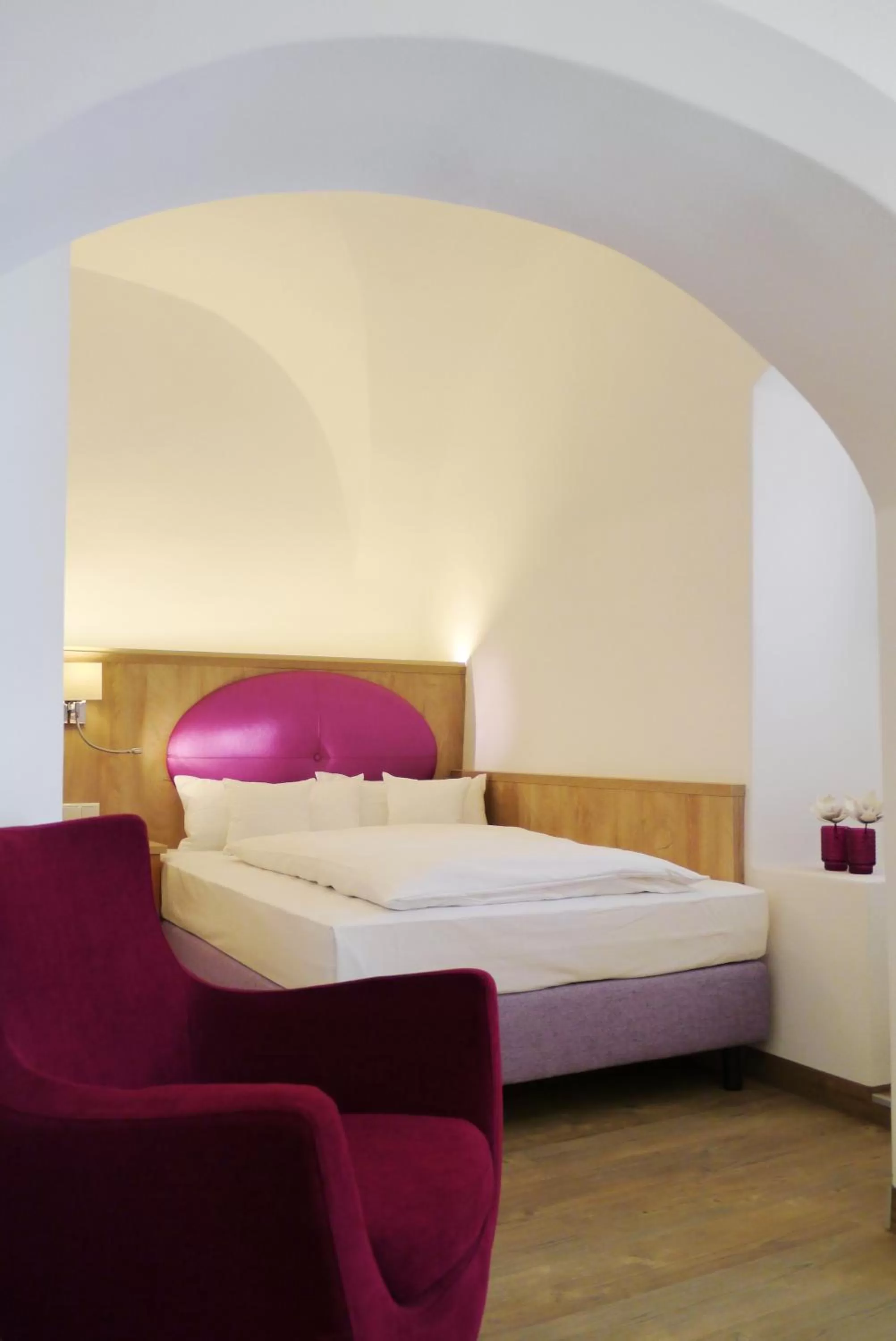 Photo of the whole room, Bed in Das Brunners