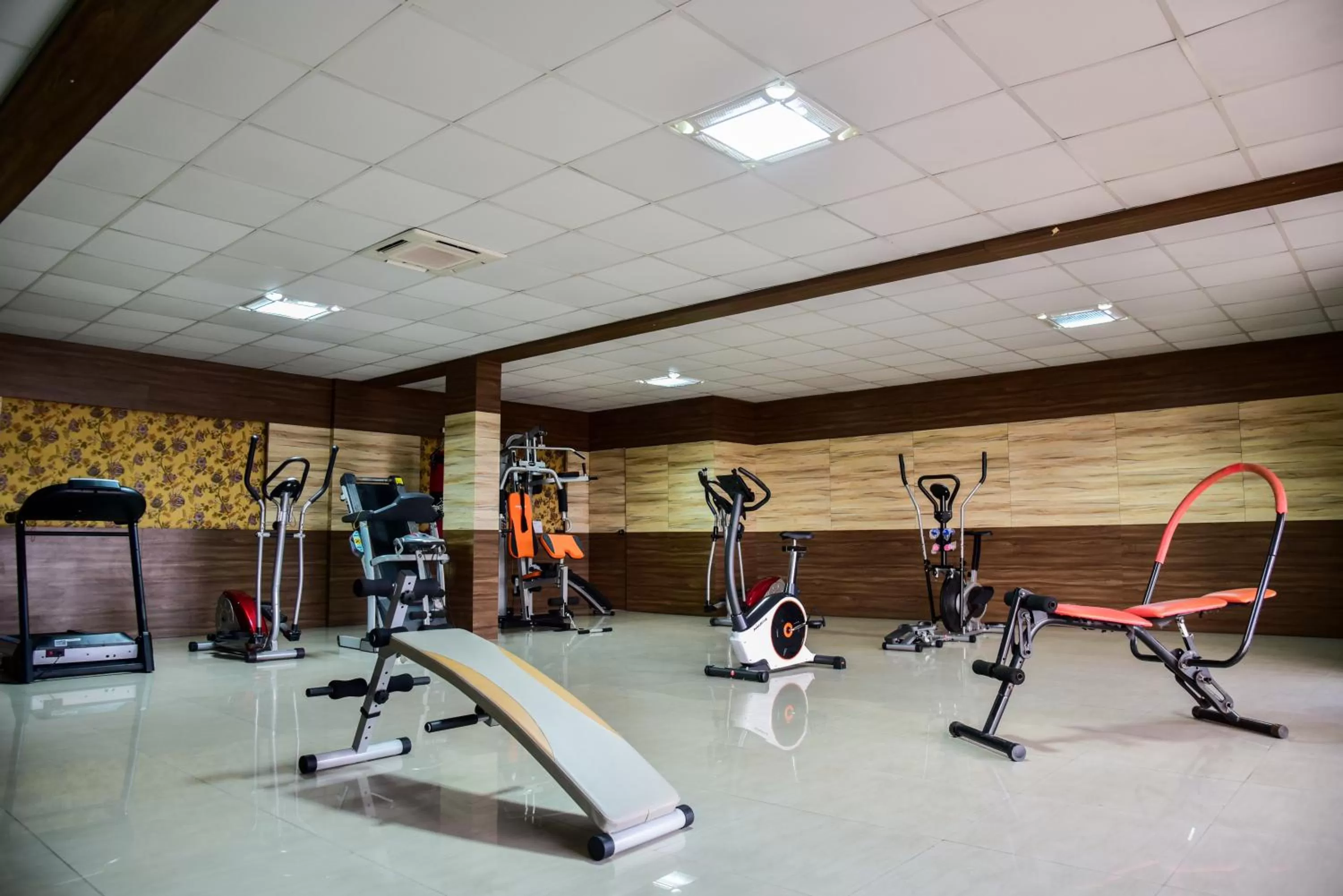 Fitness centre/facilities in La Grace Resort