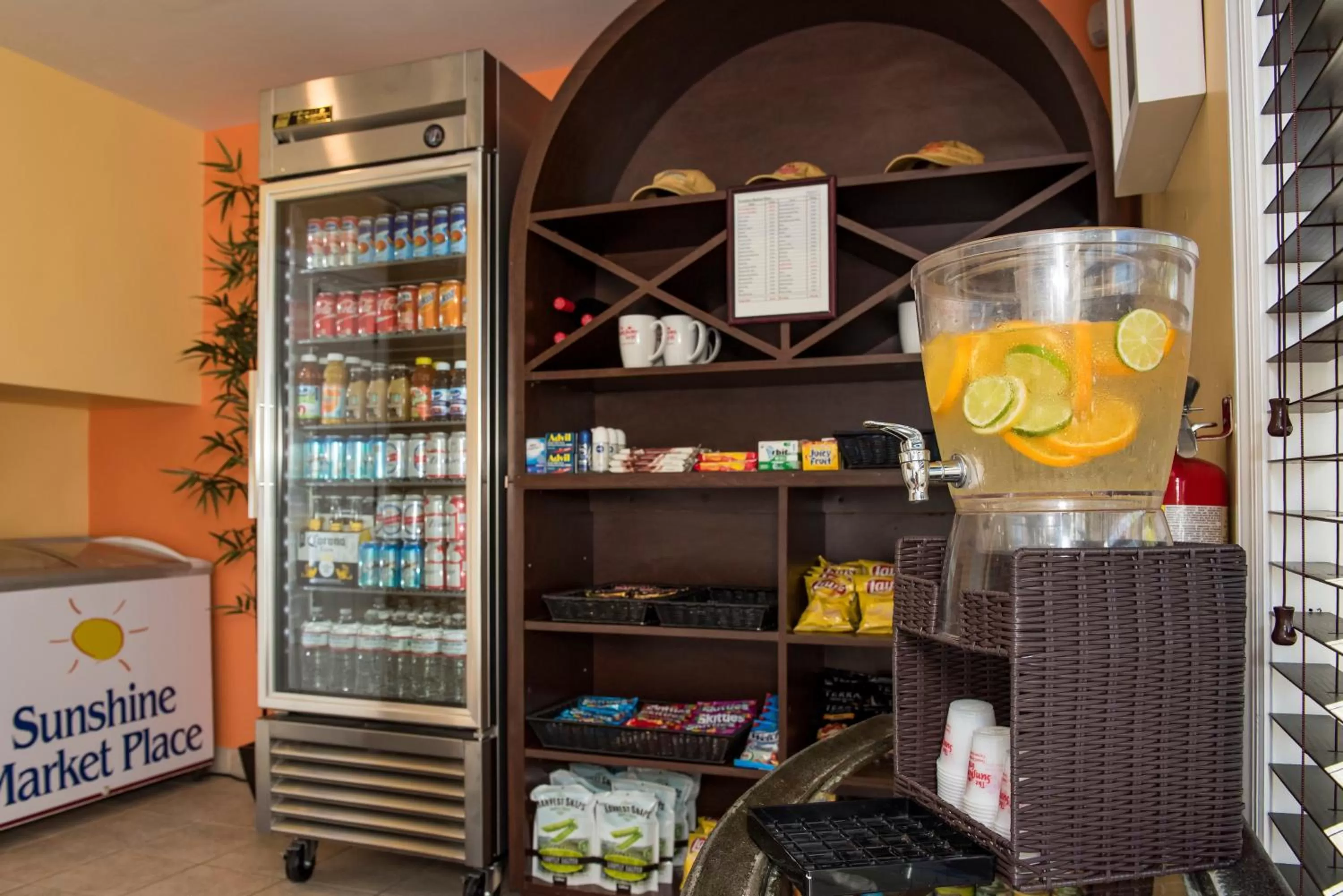 On-site shops in The Sunshine Hotel and Suites