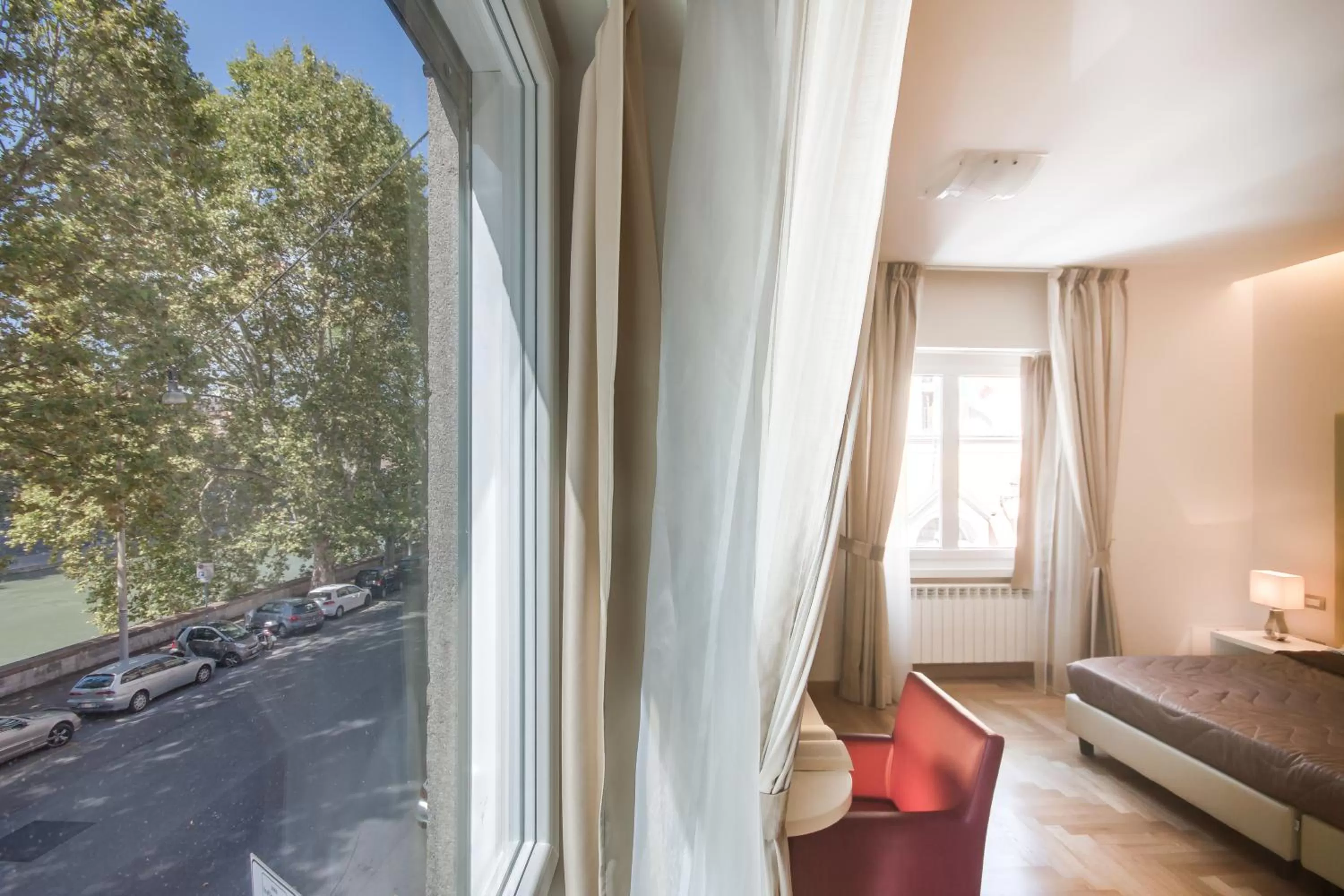 View (from property/room), Bed in Rome River Inn