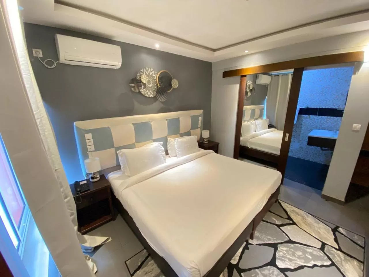 Bedroom, Bed in Fini Hotel Bobende