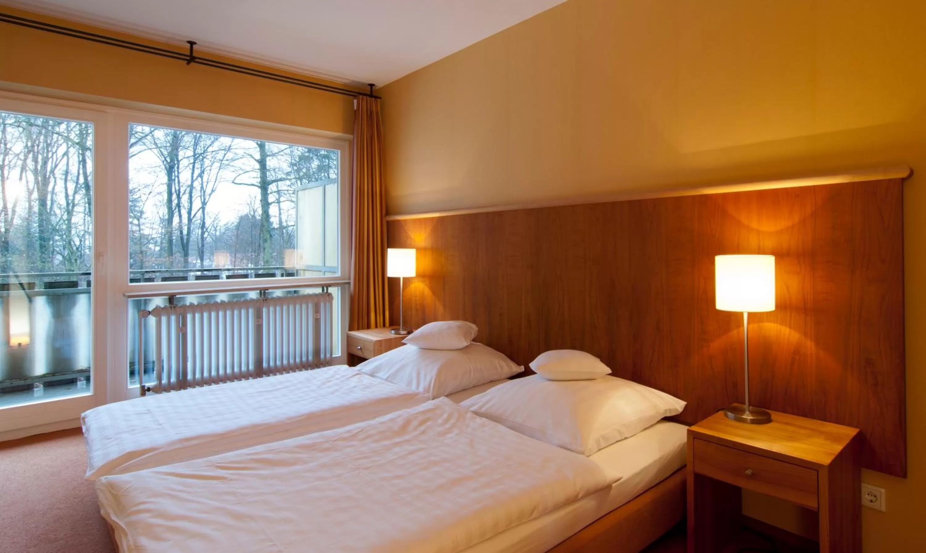 Bed in Hardtwald Hotel