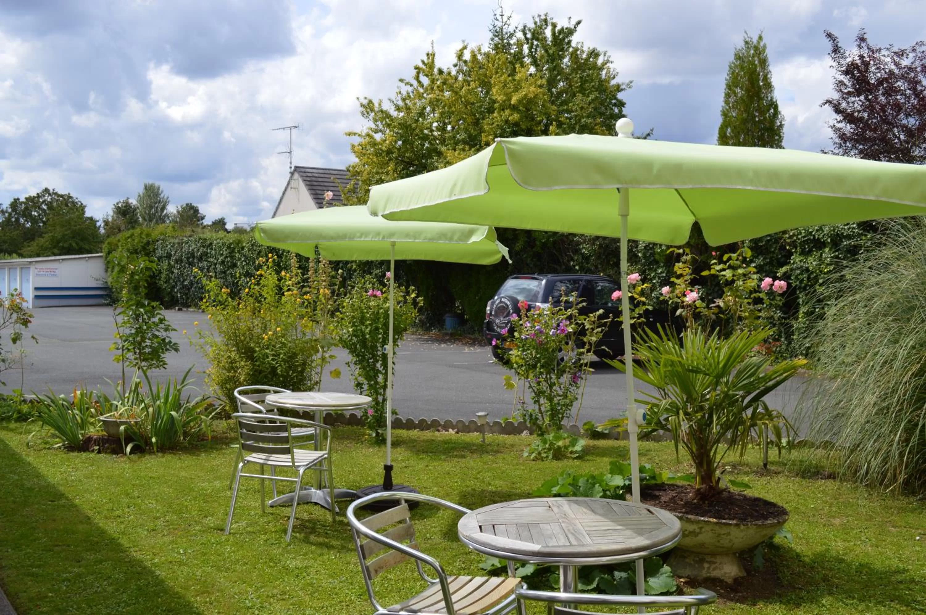 Patio in Hotel Christina