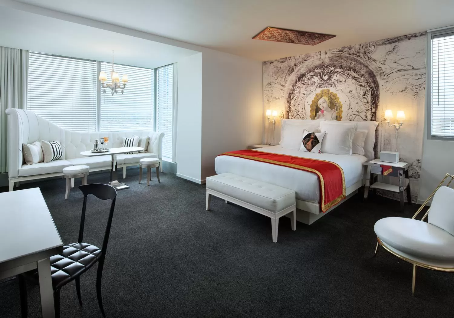 Bedroom, Bed in SAHARA Las Vegas