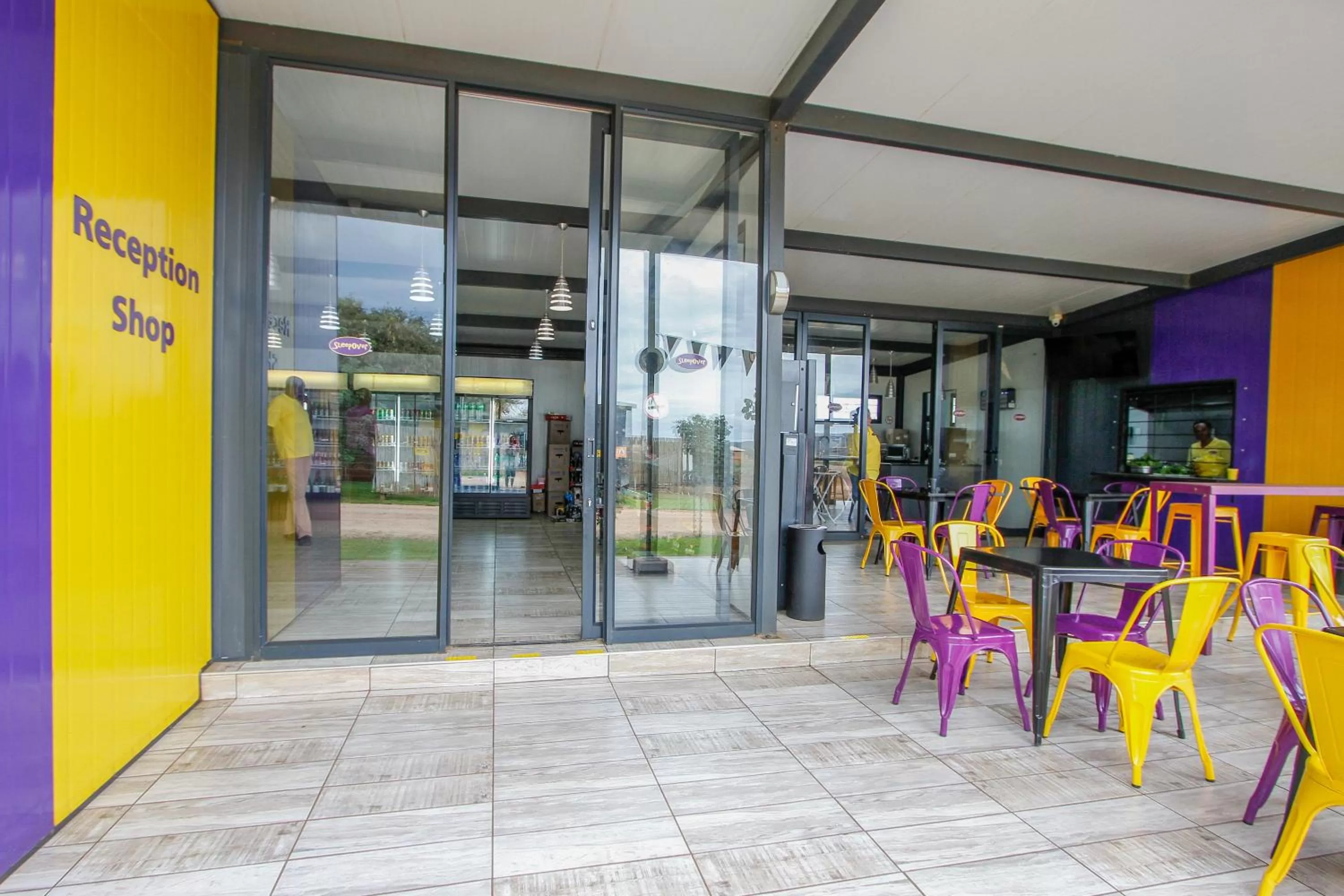 Lobby or reception in SleepOver Komatipoort