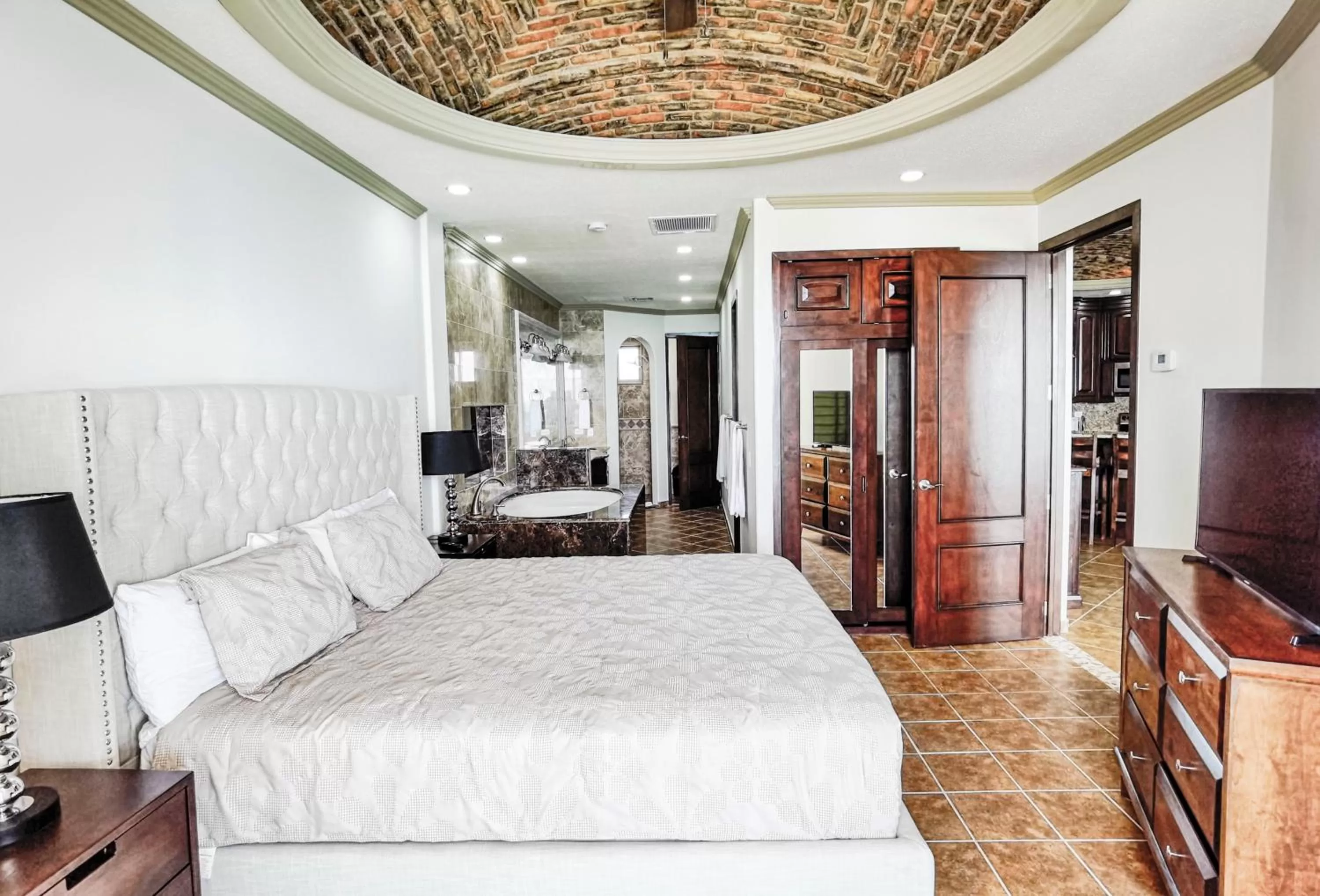 Bed in Esmeralda Beach Resort