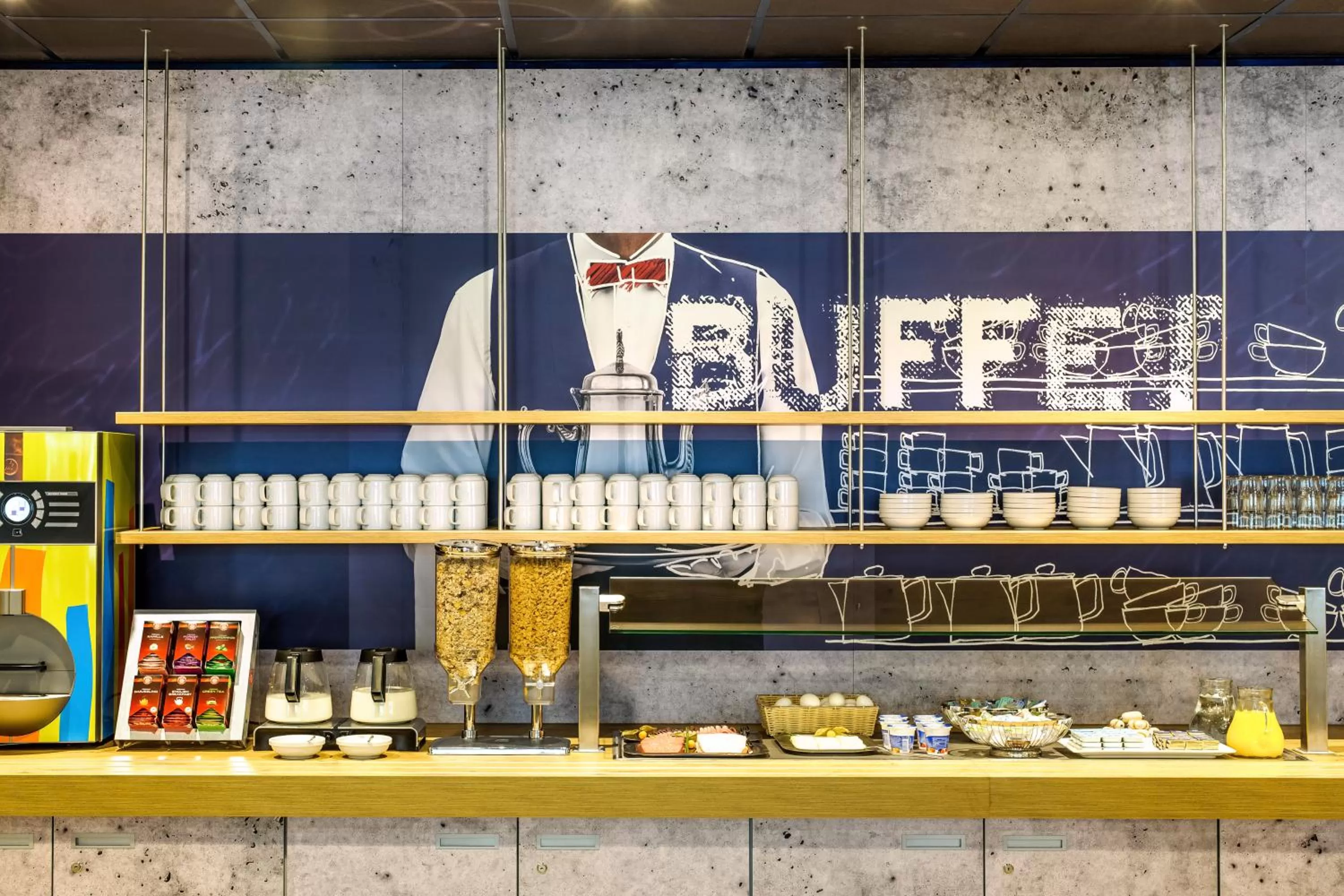 Buffet breakfast in ibis budget Luebeck City Sued