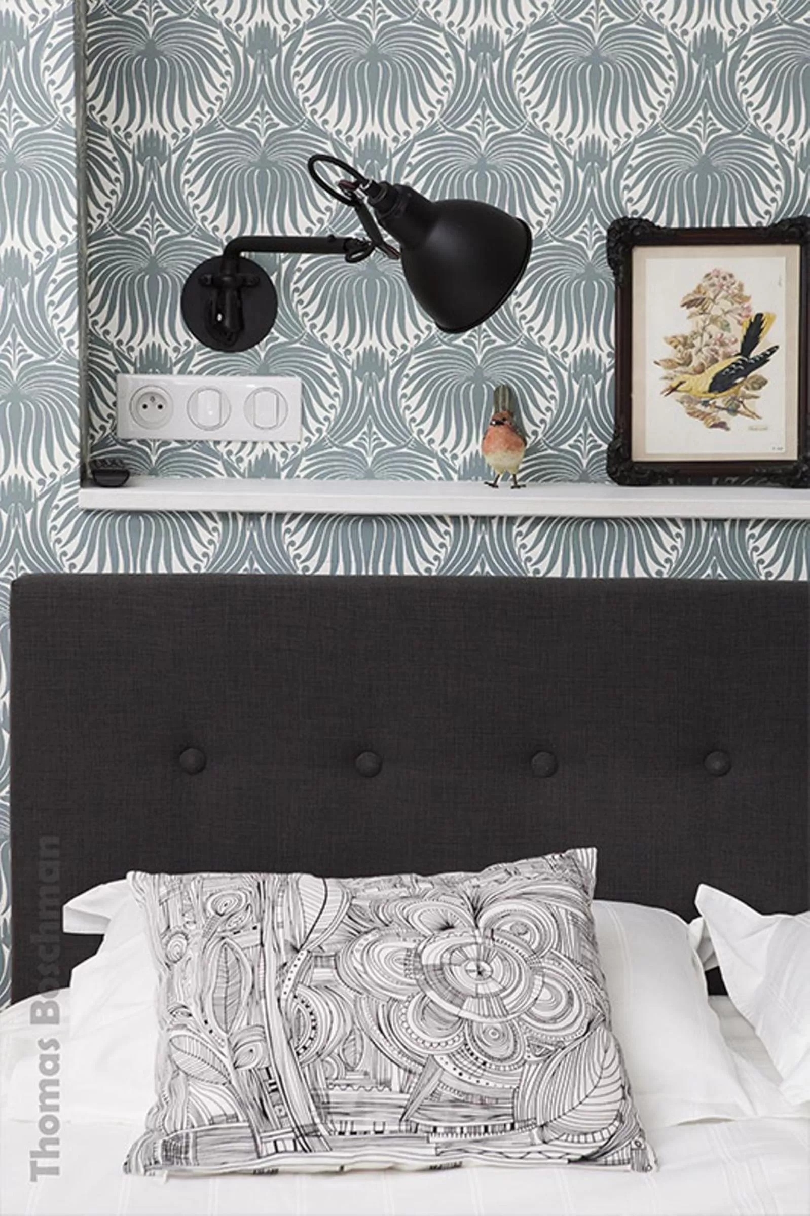 Bed in Villa Adélaïde