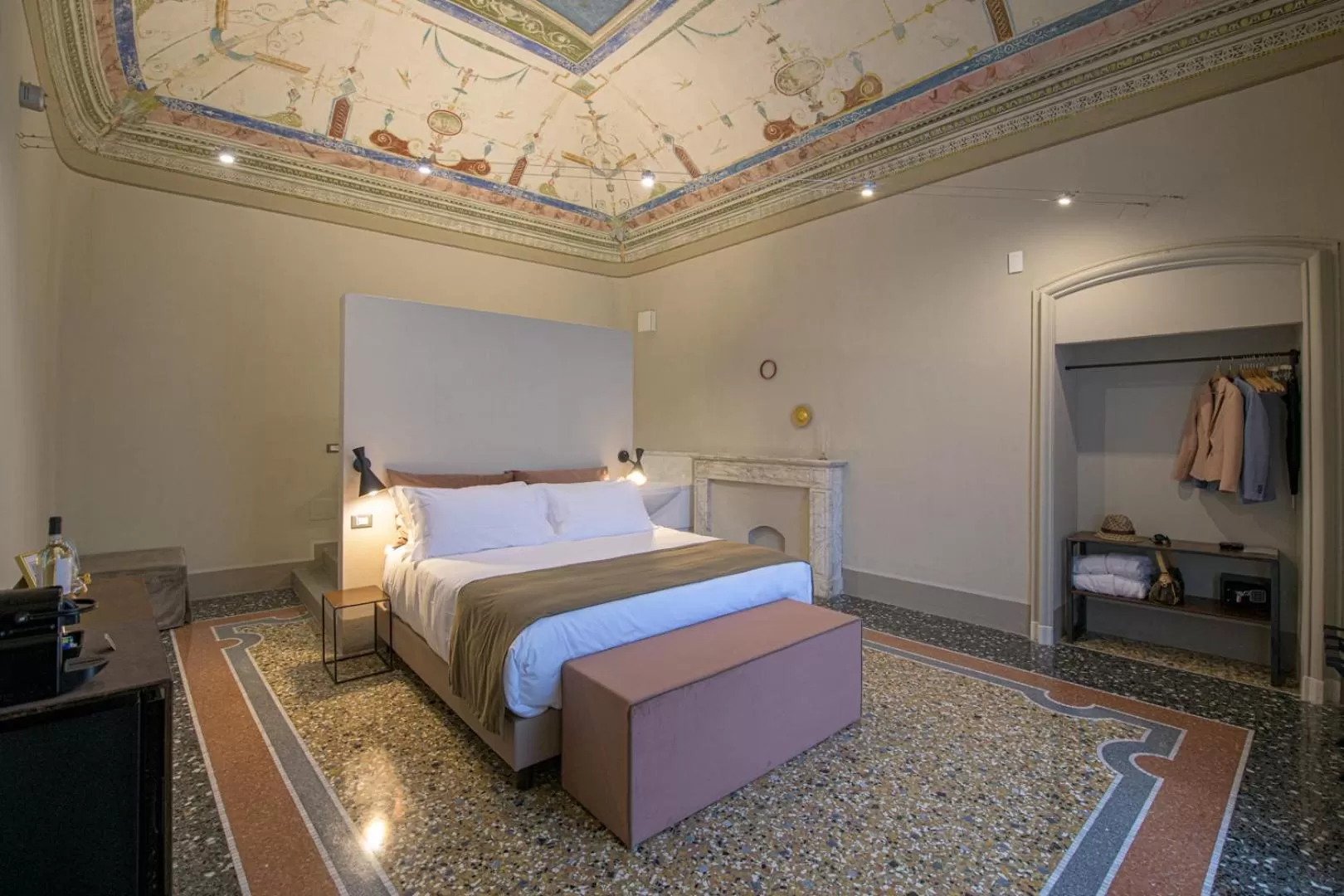 Bed in Palazzo Sertorio Suites
