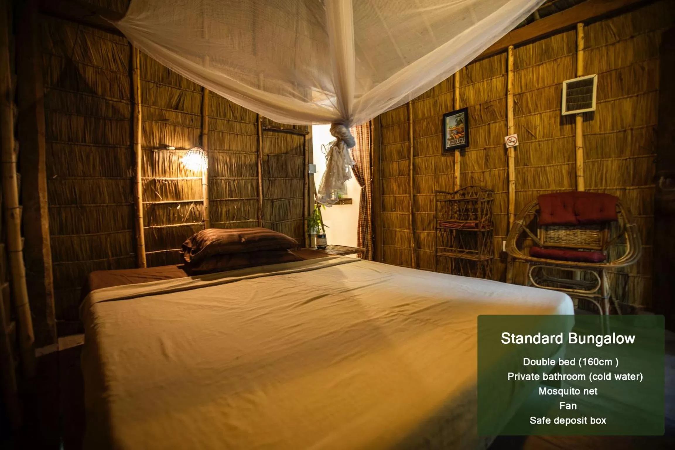 Bed in Kampot Cabana