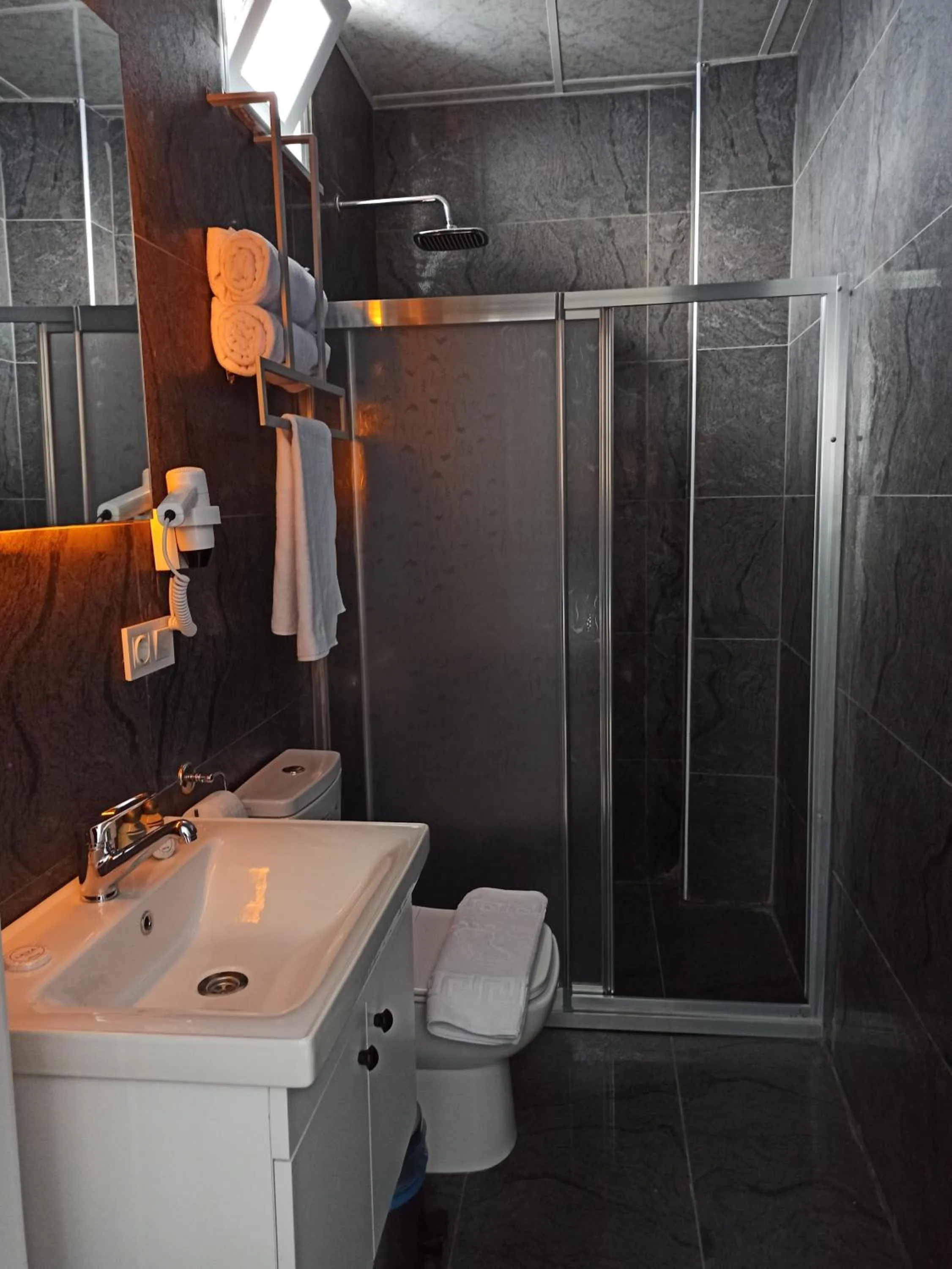 Shower in Skylon Airport Hotel