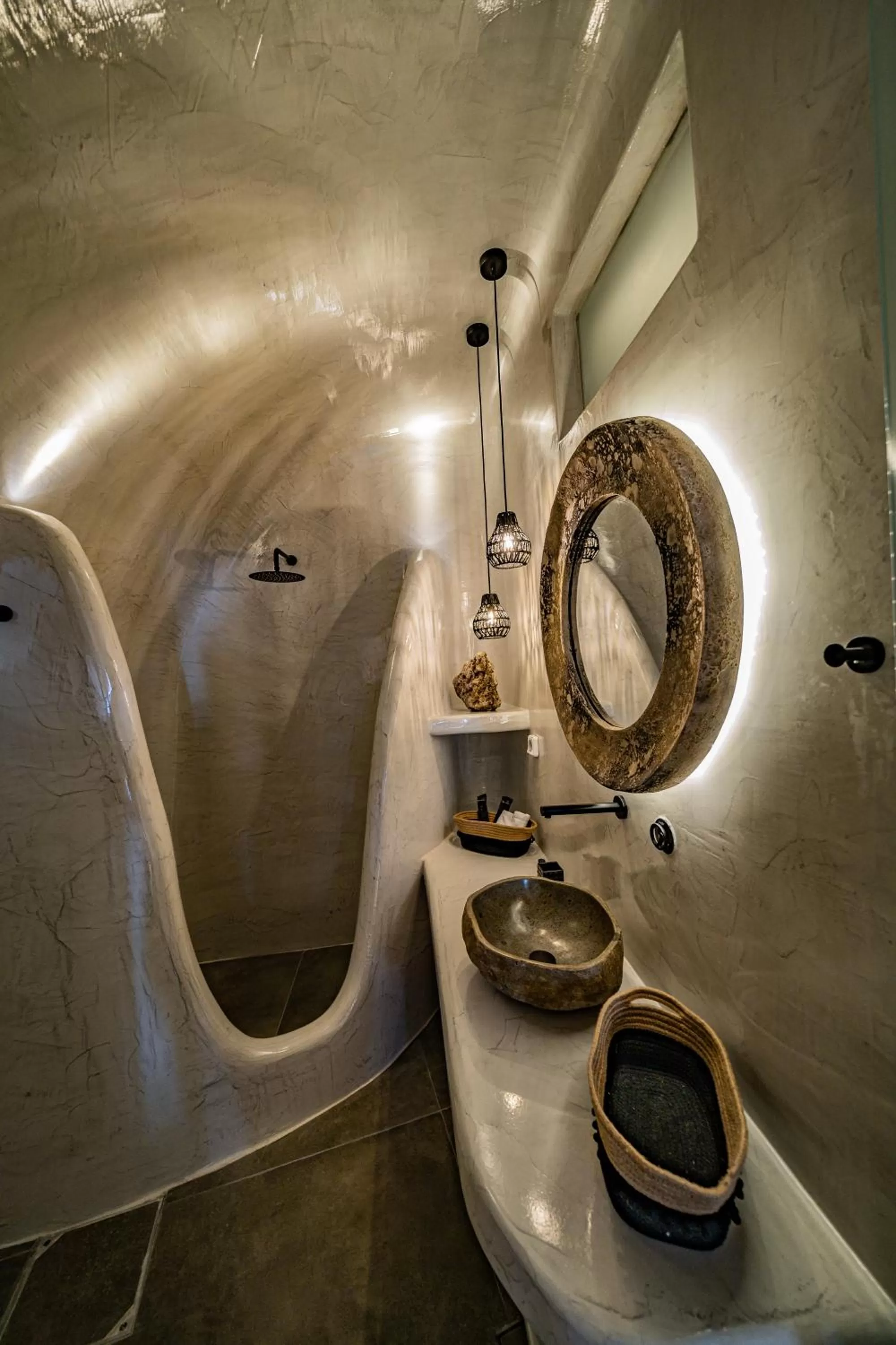 Bathroom in Eternity Suites Santorini