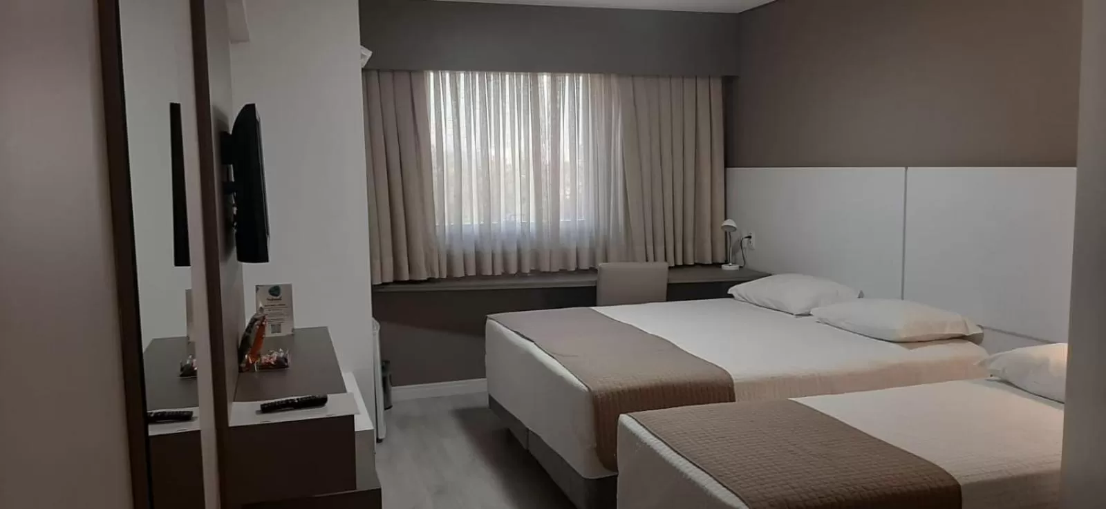 Bed in Tri Hotel Executive Indaial