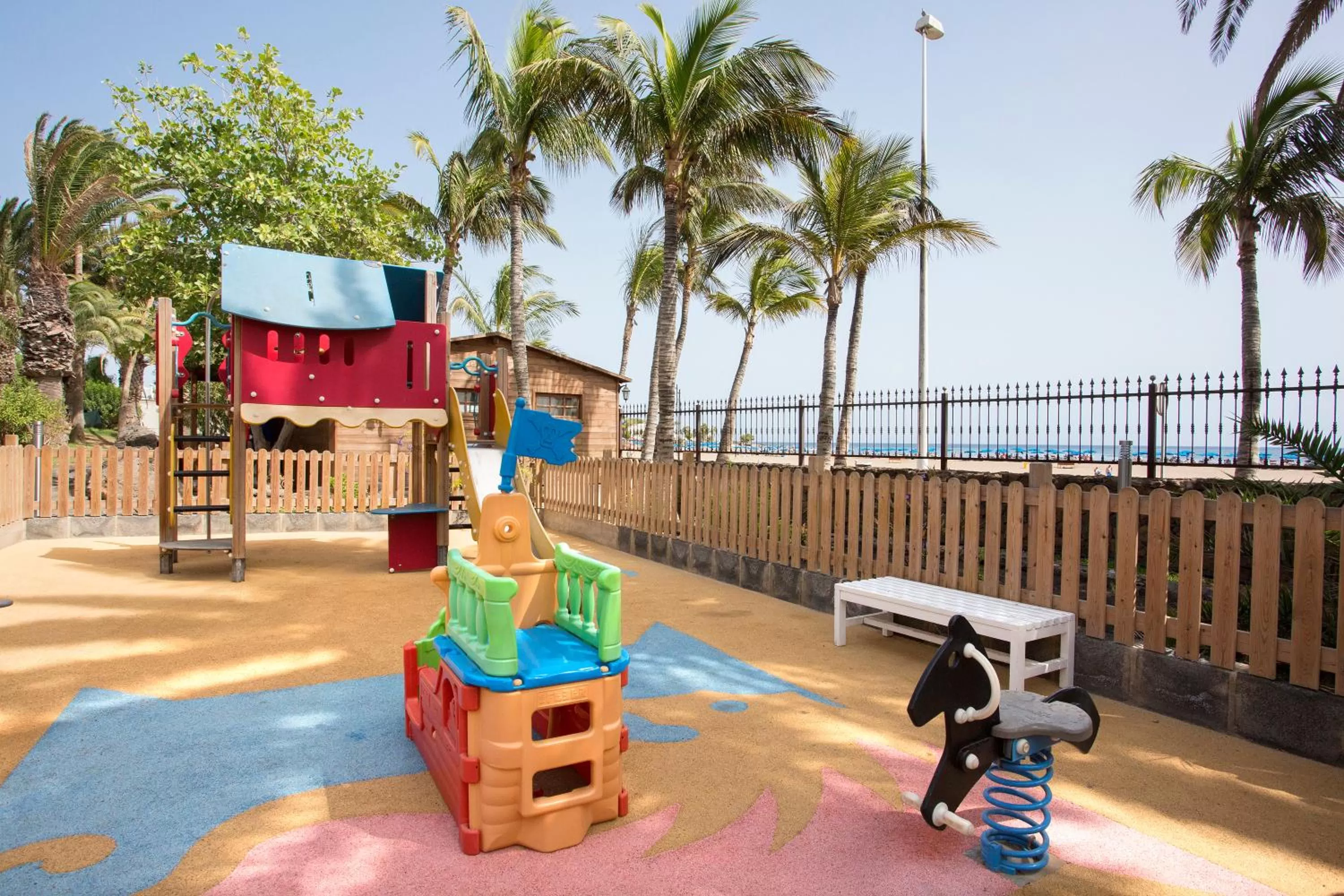 Children play ground in Hipotels La Geria