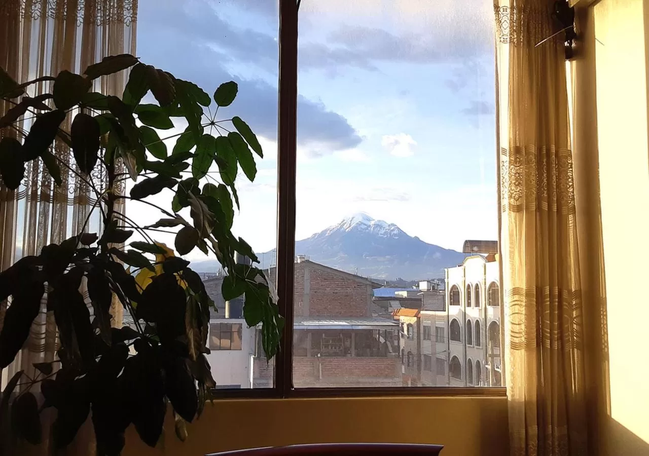 Property building, Mountain View in La Merced Plaza Hostal