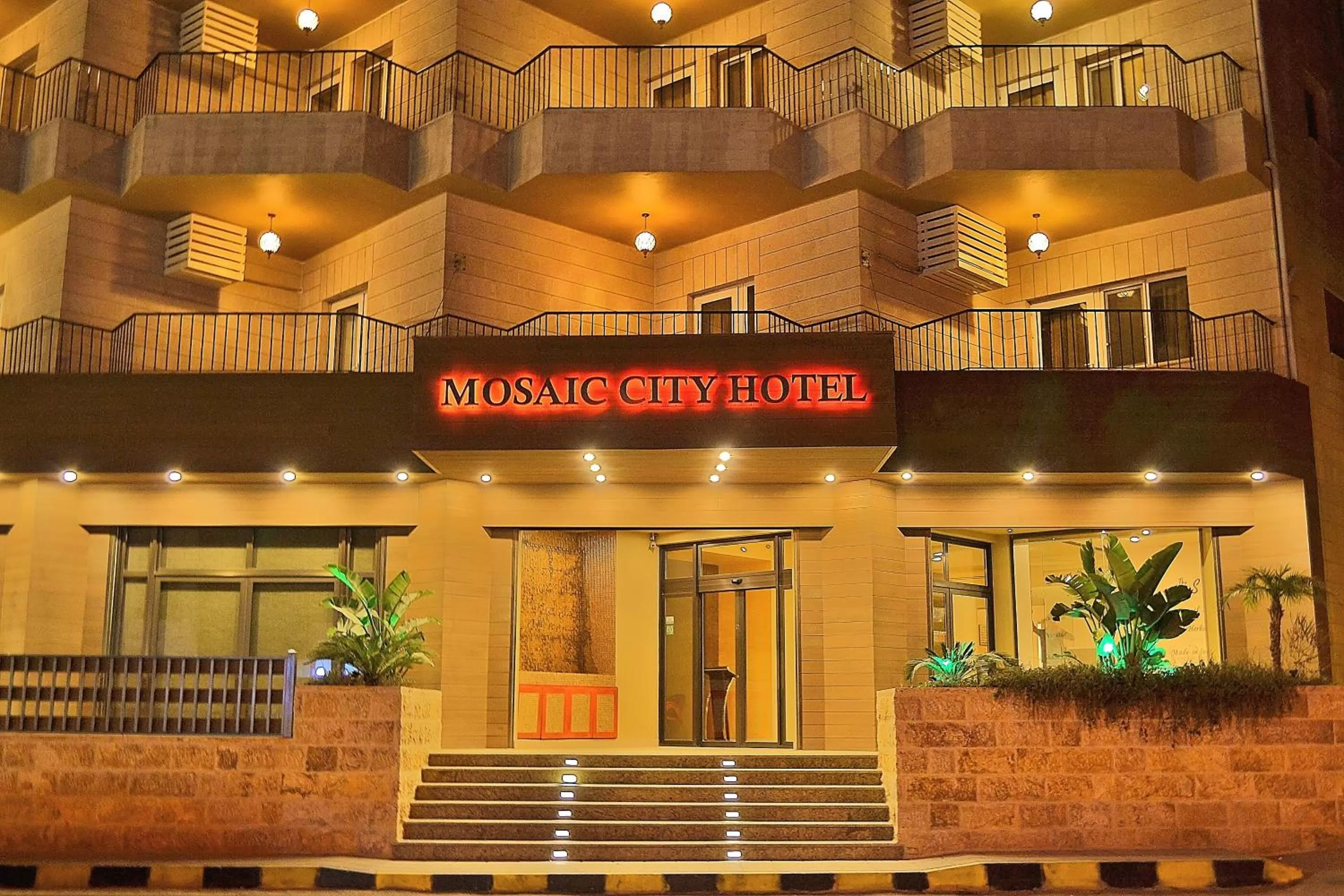 Facade/entrance in Mosaic City Hotel