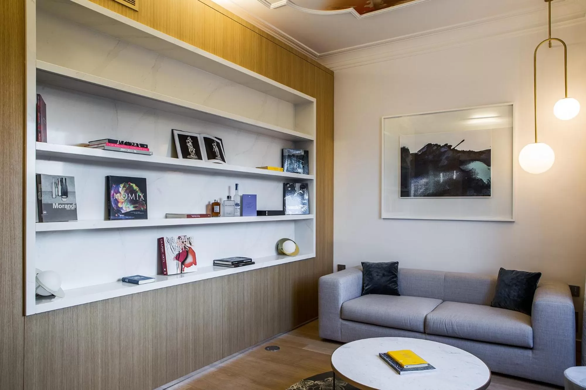 Living room in Sofitel Roma Villa Borghese